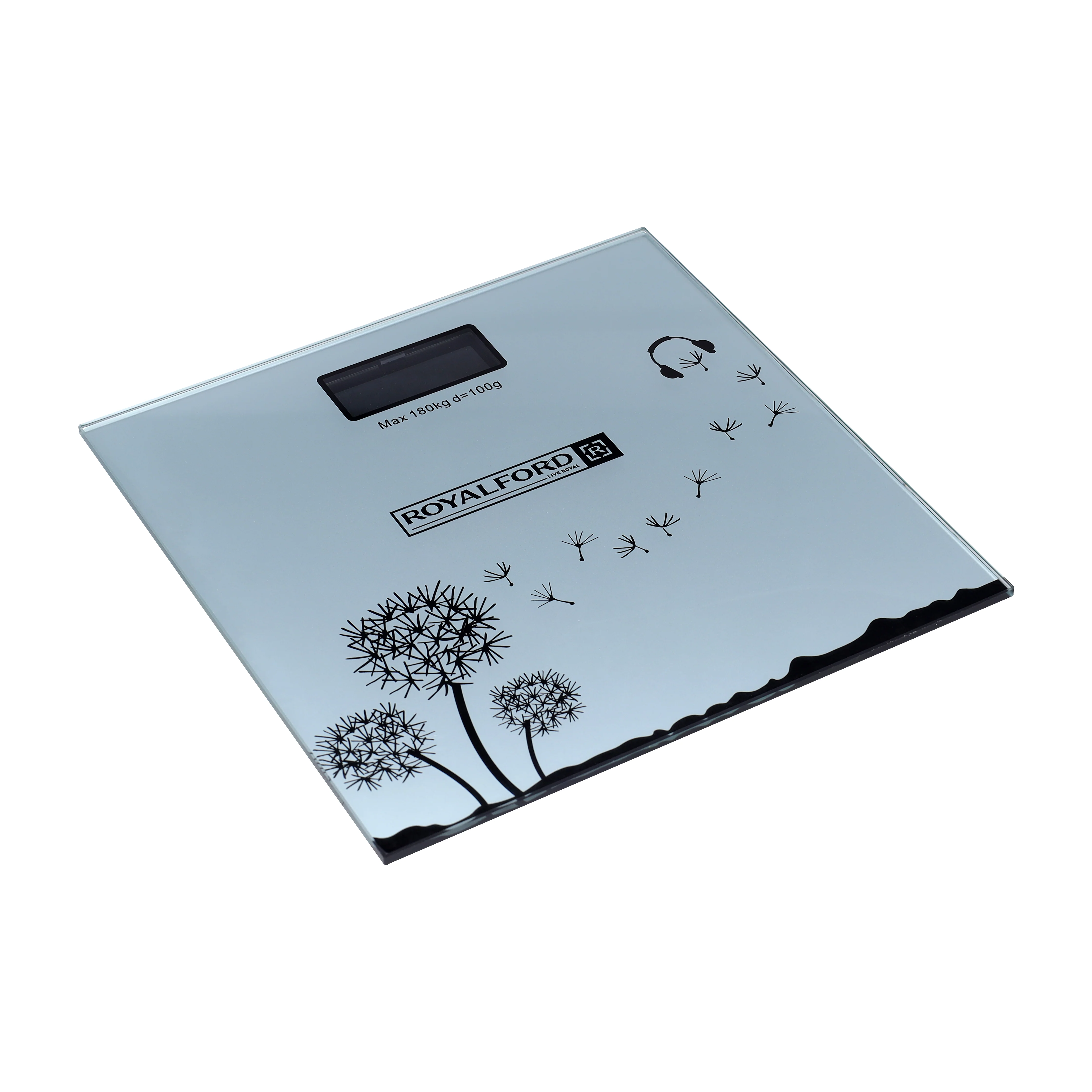 Royalford Health Scale RF10502 | 180kg Digital Body Scale | High Precision 100g Graduation| Sleek Design | Durable Construction | Easy-to-Read Display for Home and Gym - Image 3