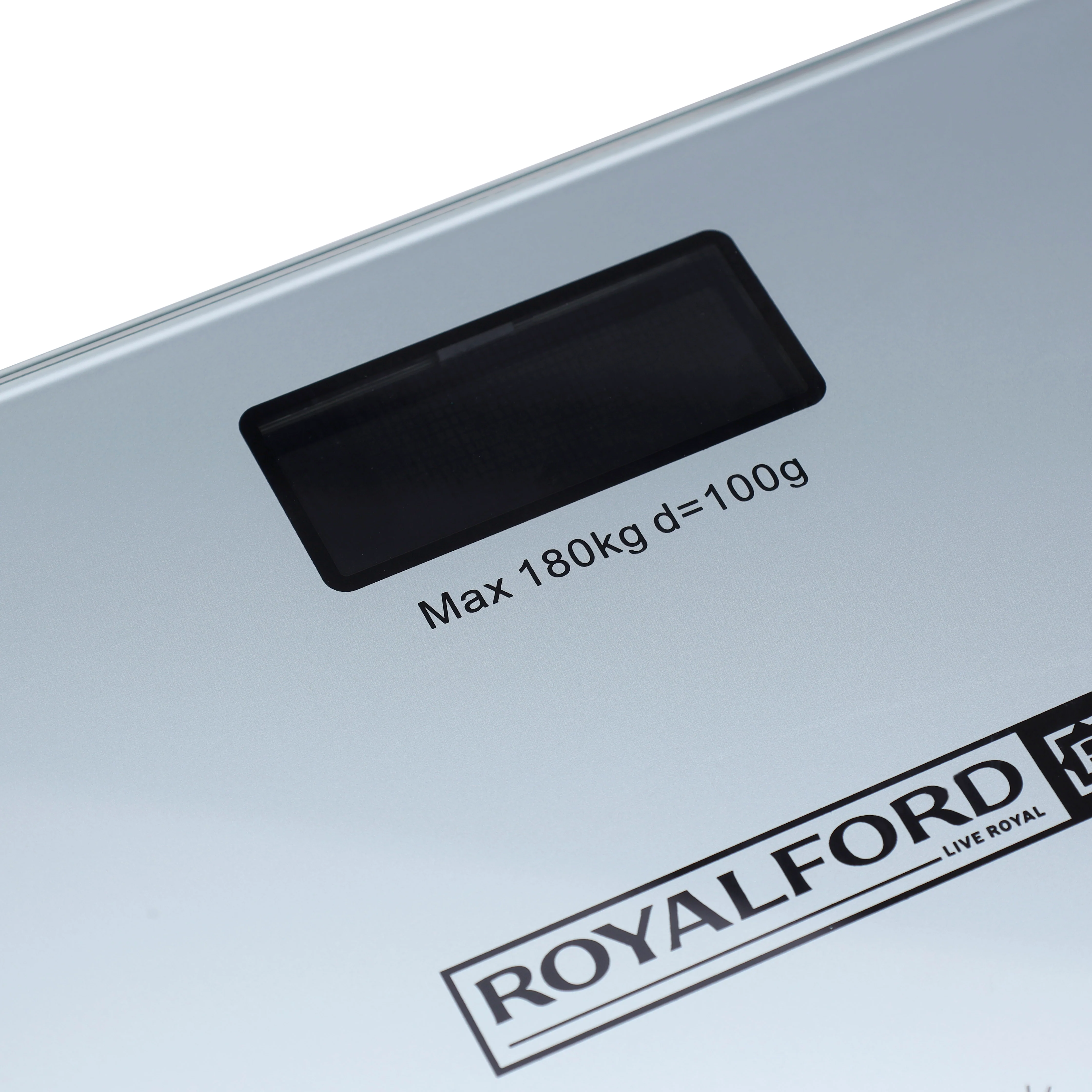 Royalford Health Scale RF10502 | 180kg Digital Body Scale | High Precision 100g Graduation| Sleek Design | Durable Construction | Easy-to-Read Display for Home and Gym - Image 5