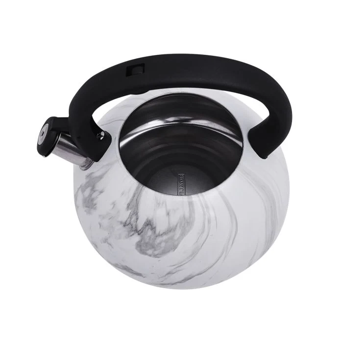 Royalford Marble Designed Whistling Kettle RF9668 | 3000 ML Capacity | Stainless Steel| Induction Compatible| Heat-Resistant Handle & Dishwasher-Safe | Stylish Design - Image 4