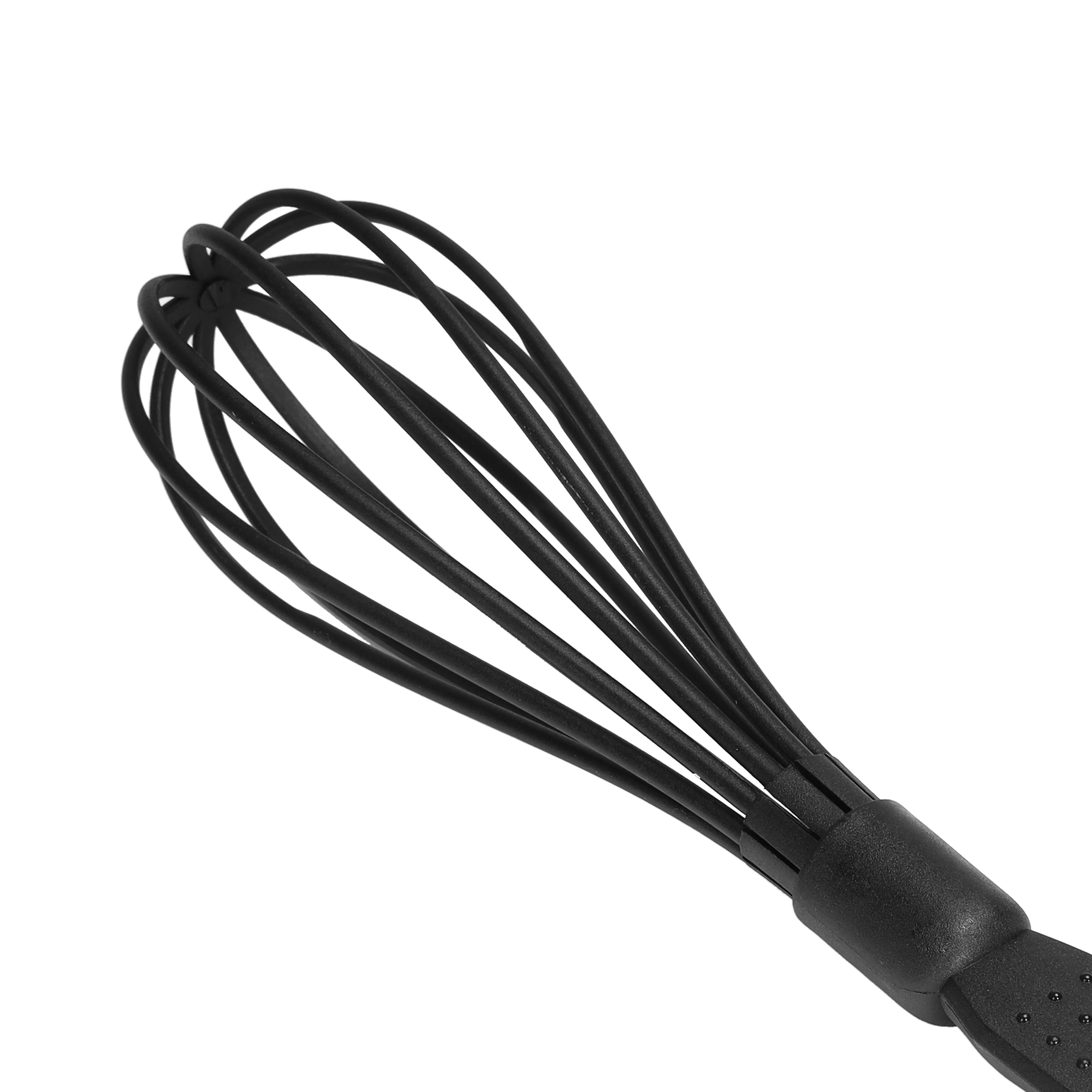 Royalford Nylon Whisk RF1200-W |Heat Resistant Non-Stick Balloon Whisk | Ergonomic Handle| Durable Kitchen Tool for Mixing, Beating  & Blending Ingredients Easily - Image 4