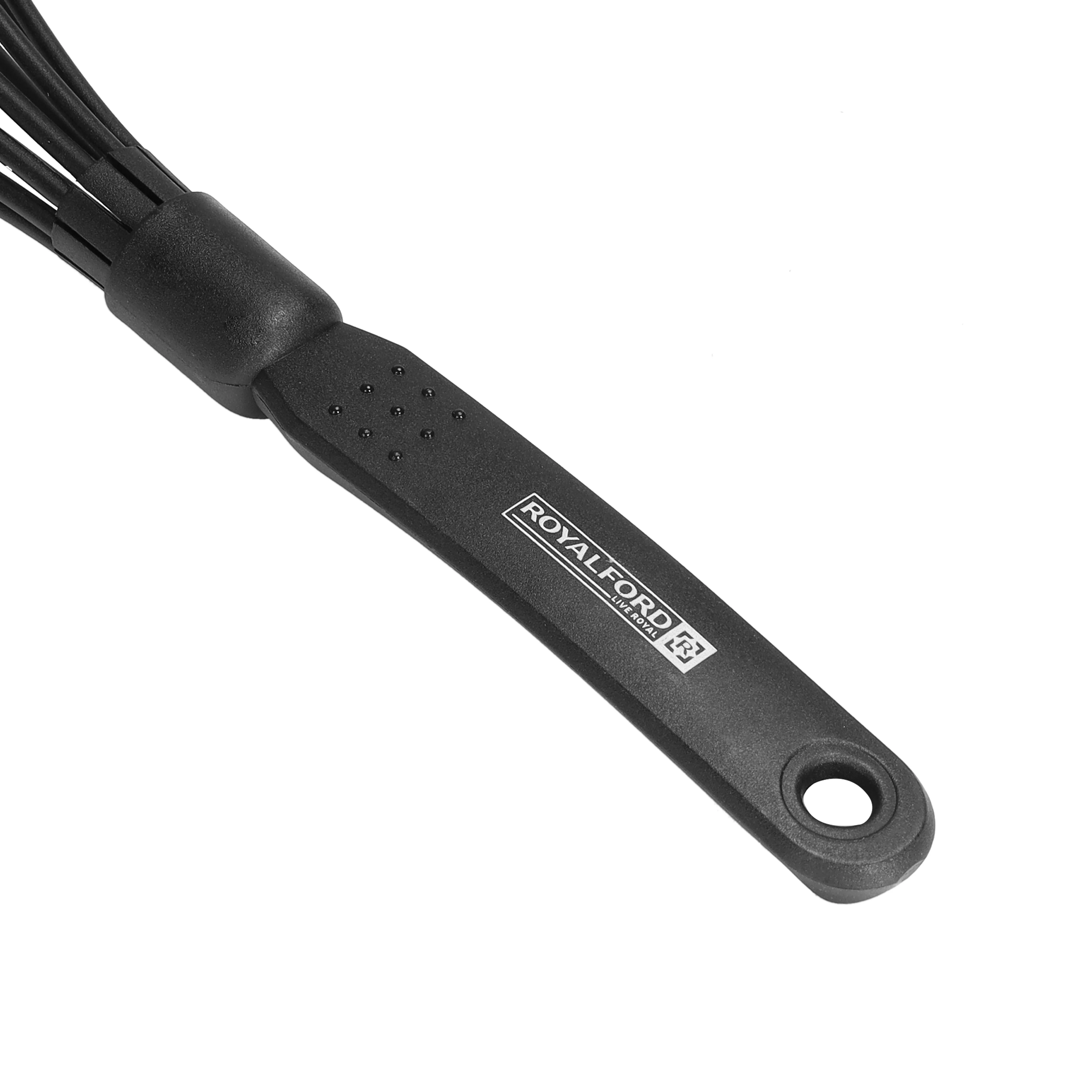 Royalford Nylon Whisk RF1200-W |Heat Resistant Non-Stick Balloon Whisk | Ergonomic Handle| Durable Kitchen Tool for Mixing, Beating  & Blending Ingredients Easily - Image 5