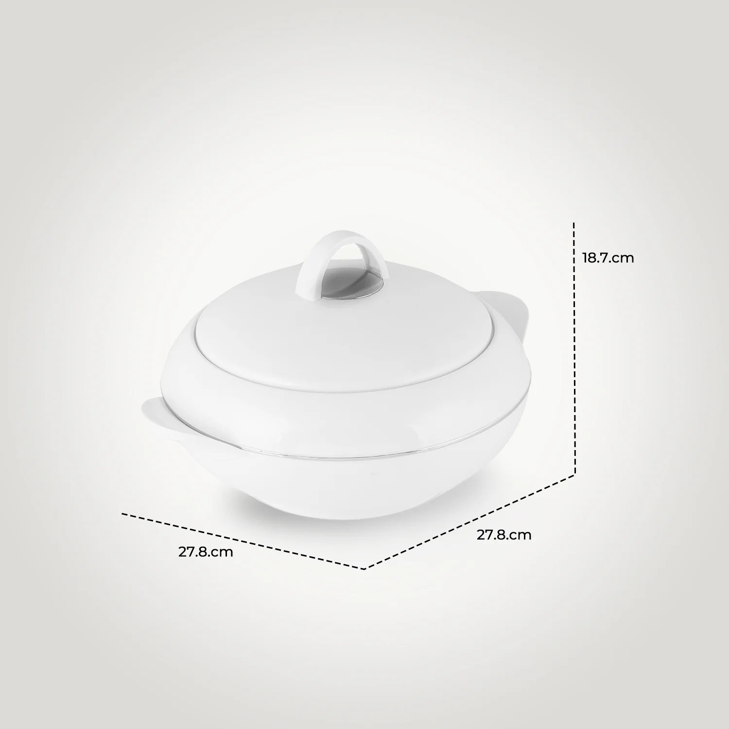 Royalford Omega Gold Insulated Casserole 2500ML RF11152 | Super PU Insulation | Stainless Steel Inner | Premium Hot Food Server | Twist-Lock Lid for Long Heat Retention - Image 5