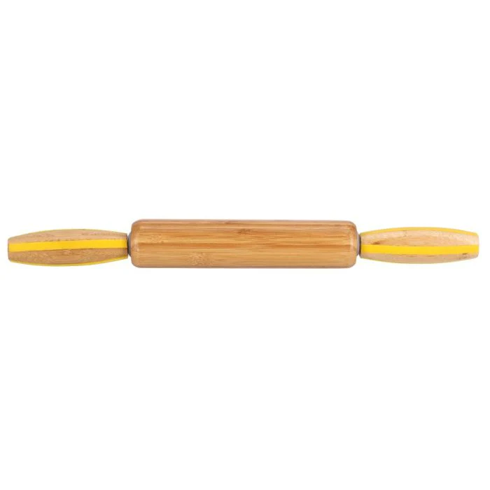 Royalford RF7317 Organic Bamboo Rolling Pin | Ergonomic Anti-Slip Handles | Eco-Friendly Dough Roller for Baking, Cooking, Roti, Pizza, Pastry and Chapati Preparation Use - Image 3