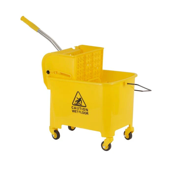 Royalford Professional Mop Wringer Trolley | 20L Heavy-Duty Bucket| Hands-Free Wringing| 360° Rotating Wheels & Stainless Steel Handle| Perfect  for Commercial Use - Image 5