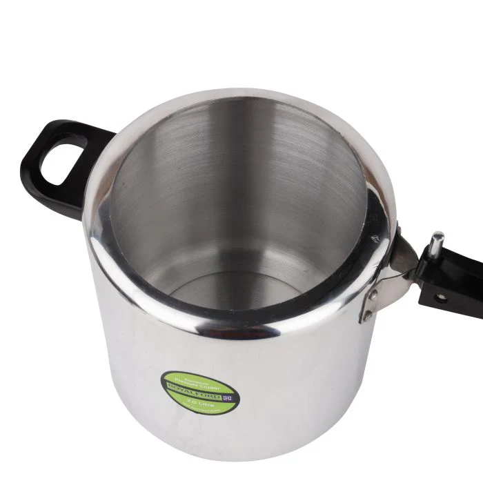 Royalford RF10014 7L Aluminium Inner Lid Pressure Cooker | Virgin Aluminium Body | Improved Pressure Regulator | Free Extra Gasket & Safety Valve | Efficient Cooking - Image 5