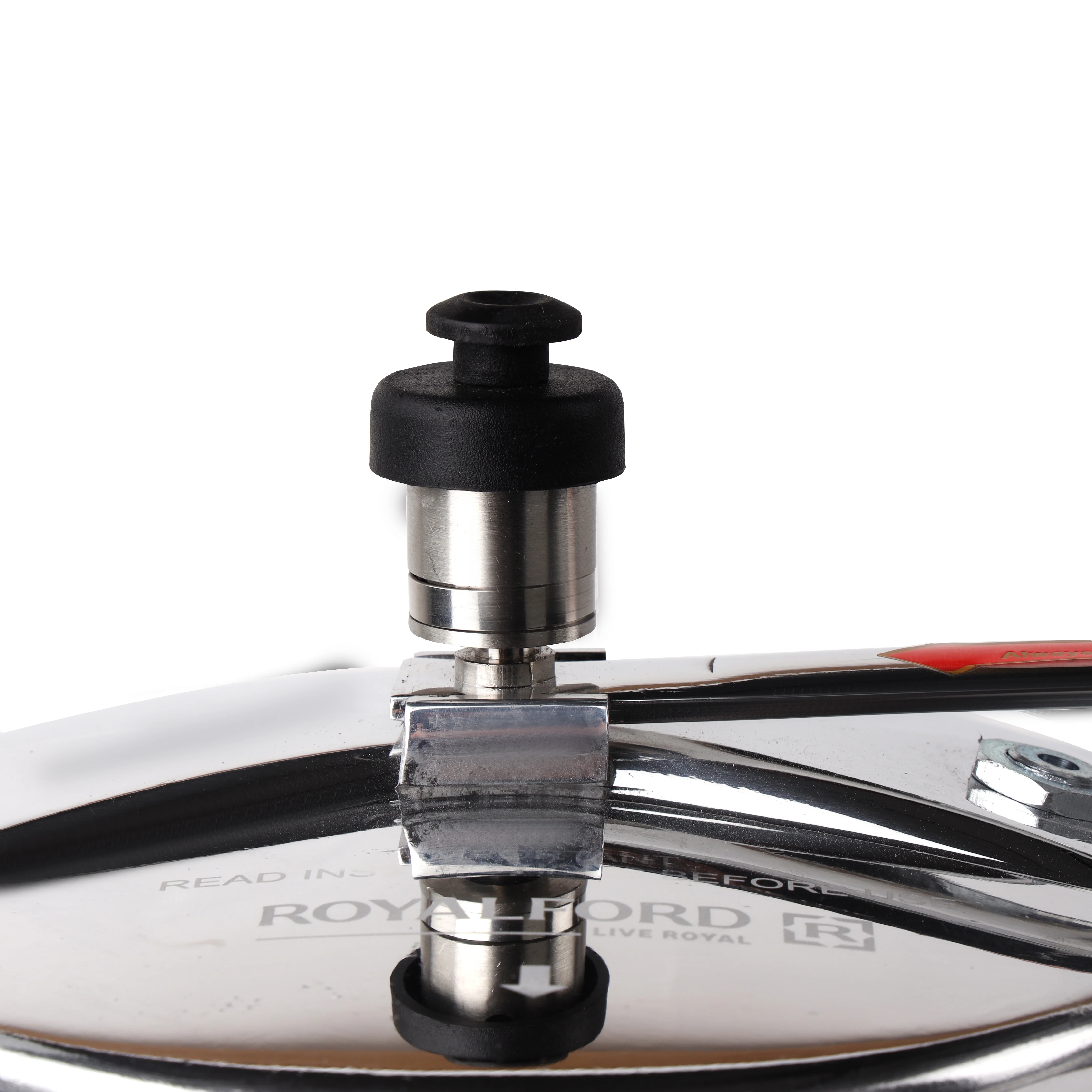 Royalford RF10014 7L Aluminium Inner Lid Pressure Cooker | Virgin Aluminium Body | Improved Pressure Regulator | Free Extra Gasket & Safety Valve | Efficient Cooking - Image 6