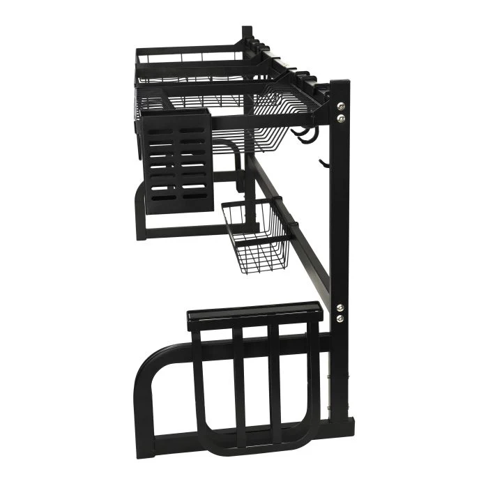 Royalford RF10023 Over-Sink Draining Rack | 8-in-1 Adjustable Kitchen Dish Drying & Storage Organizer | Plate, Bowl, Glass & Knife Holders |  Durable Iron Construction - Image 4