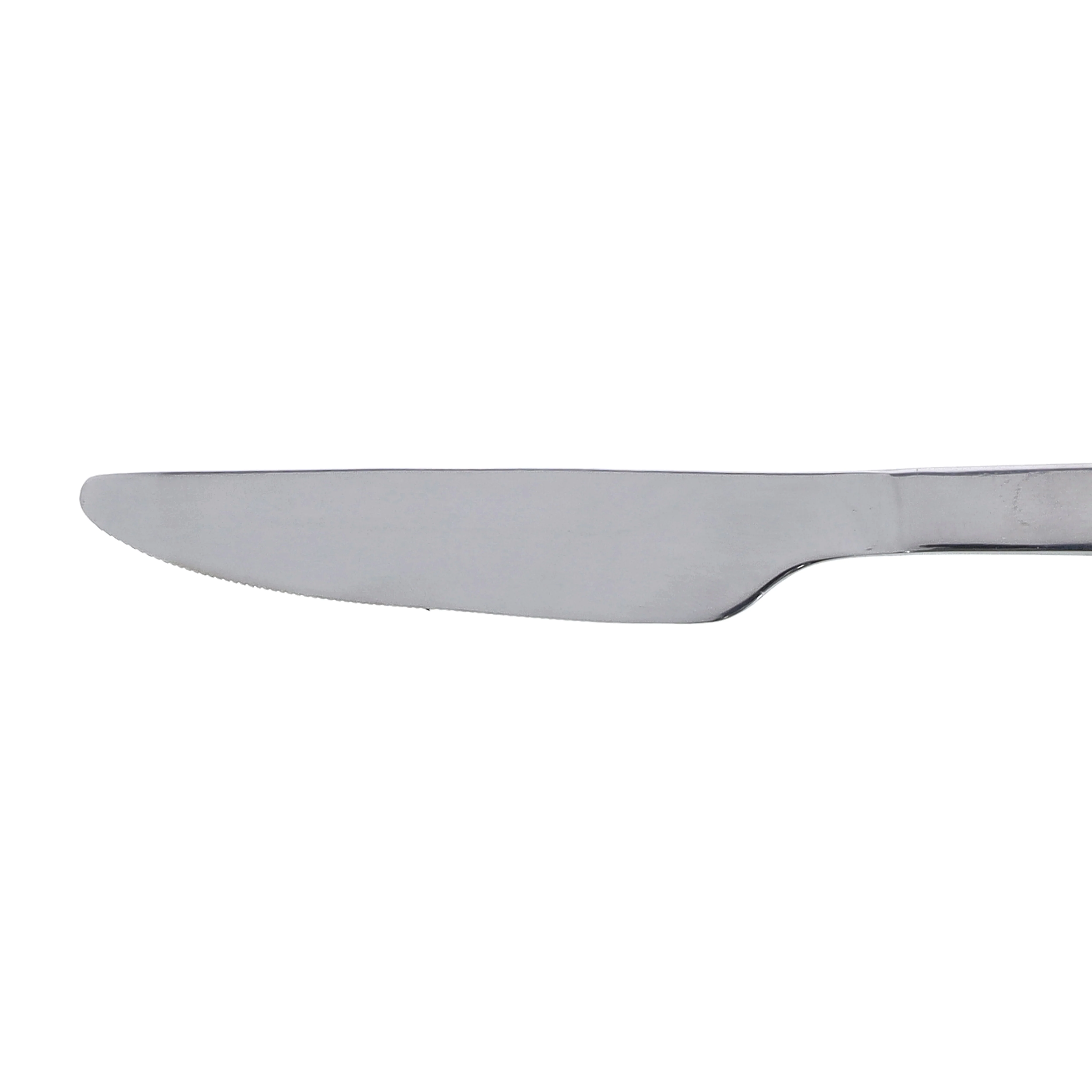 Royalford RF10070 Stainless Steel Table Knife Set 6 Pcs | Strong Sharp Rust-Resistant Dining Knife | Comfortable Grip | Safe Edges & Elegant Long Lasting Cutlery Design - Image 4