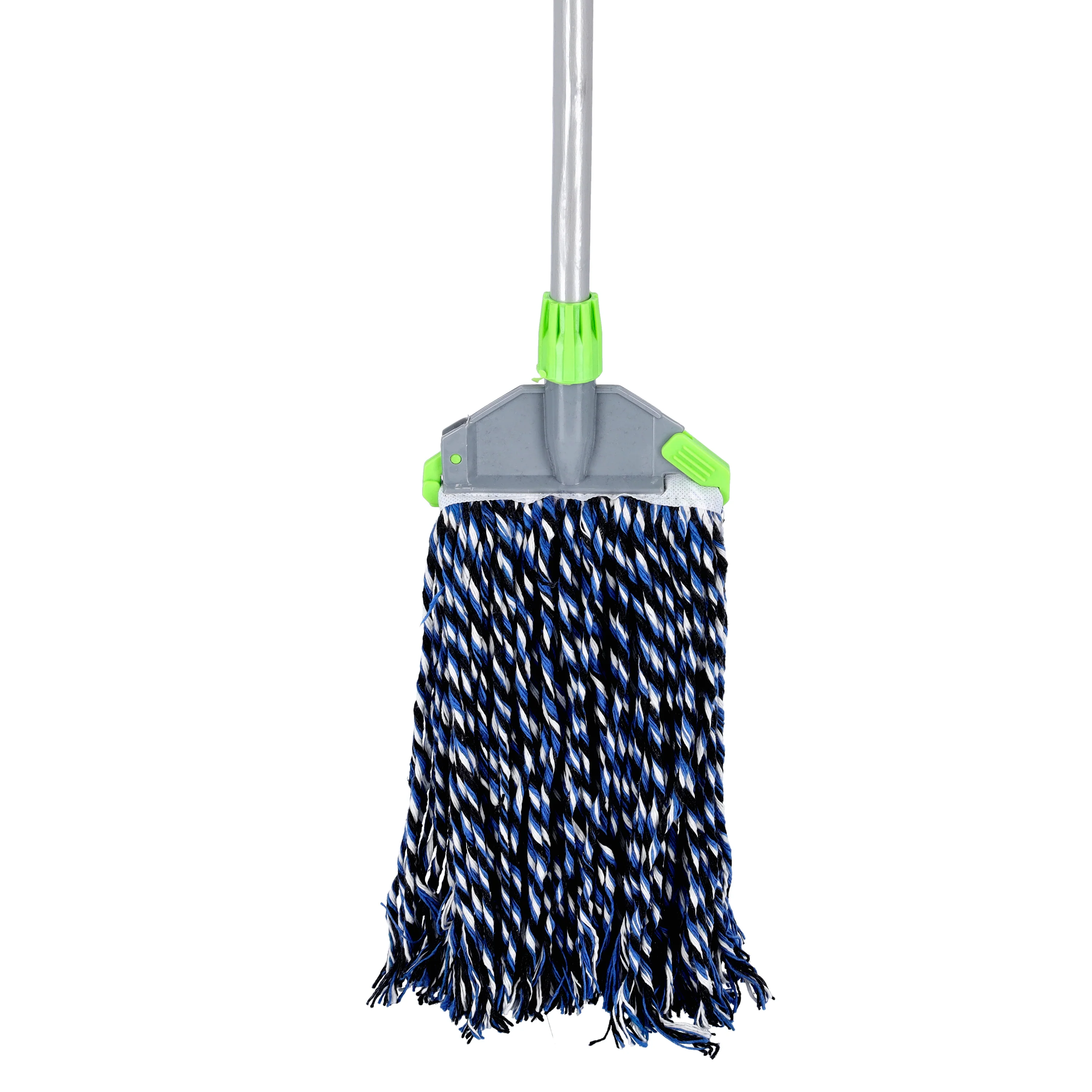 Royalford RF10100 Multi Colour Cotton Mop| PVC Coated Wooden Handle Super Absorbent Floor Cleaning Mop for Tiles, Marble, Wood & All Surface| Perfect For Daily Cleaning - Image 3