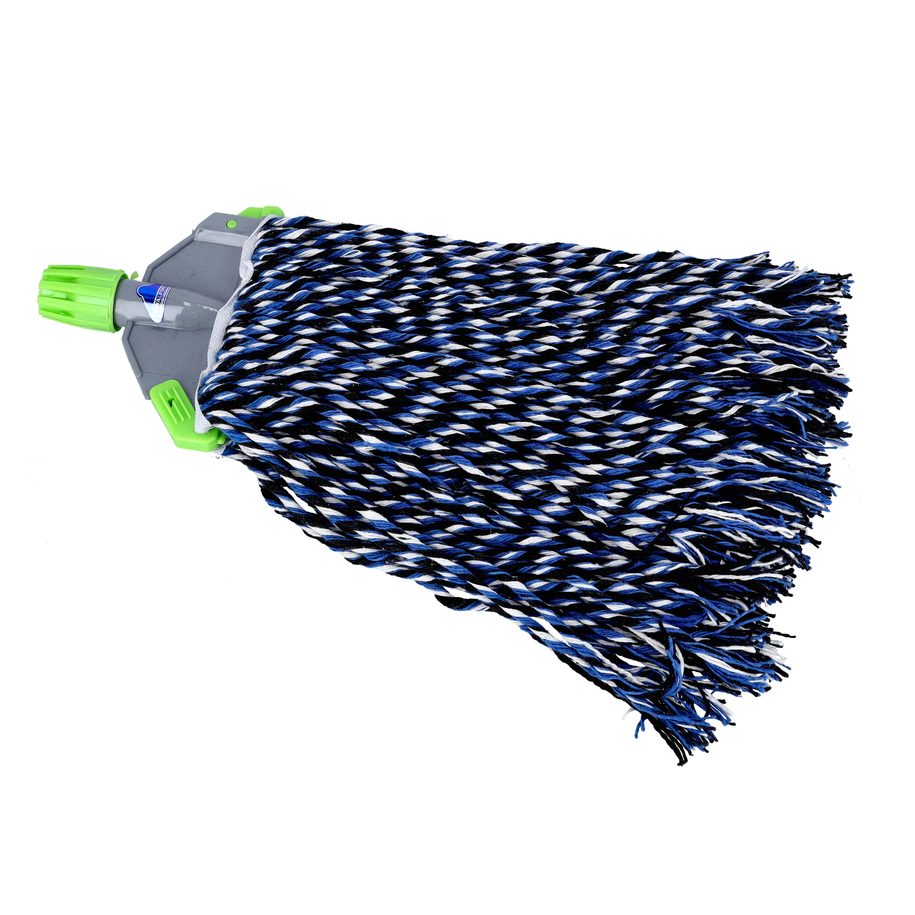 Royalford RF10100 Multi Colour Cotton Mop| PVC Coated Wooden Handle Super Absorbent Floor Cleaning Mop for Tiles, Marble, Wood & All Surface| Perfect For Daily Cleaning - Image 4