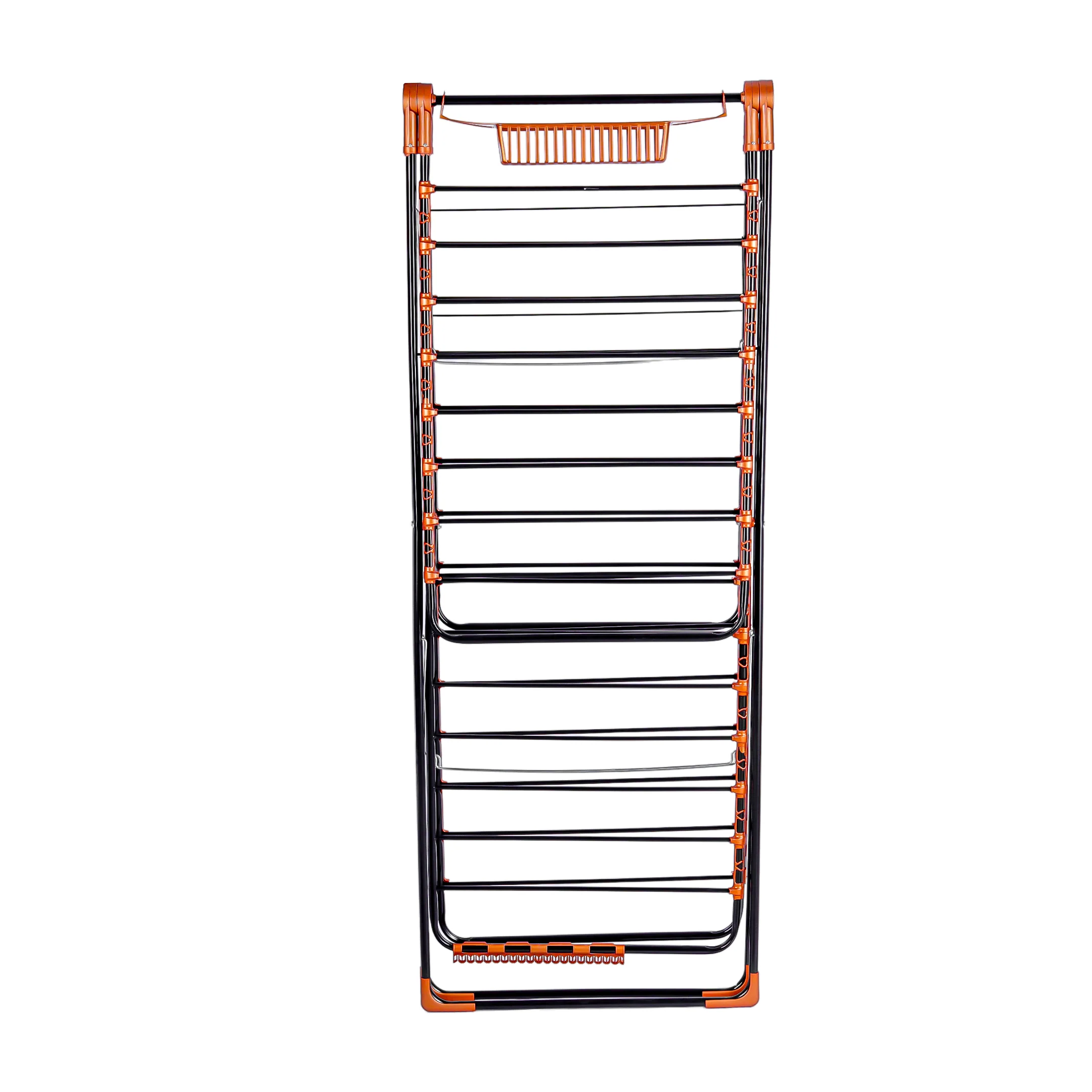 Royalford RF10121 EXI 5 Layer Jumbo Cloth Dryer | Heavy-Duty Foldable Multi-Level Clothes Drying Rack | Rust-Proof | Steel Frame| Space Saving Design for Home use - Image 4