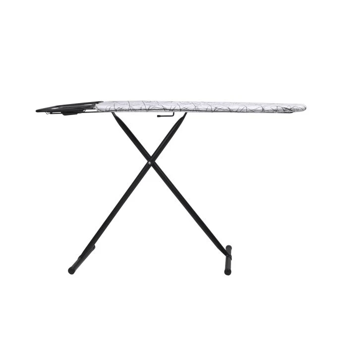 Royalford RF10122 Spring Ironing Board | Foldable Iron Board | 100% Cotton Cover | Foam Padding | Stable Metal Frame | Iron Rest & Space Saving Design |Modern Pattern - Image 3