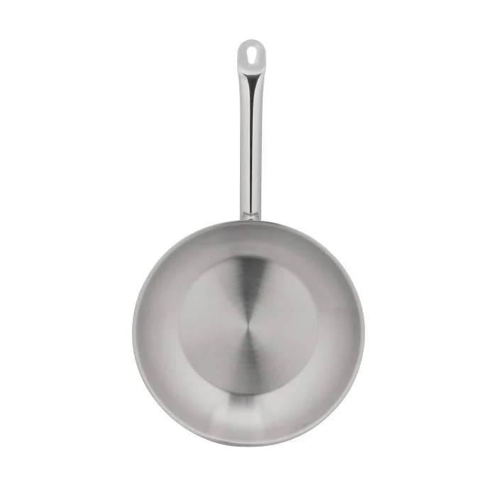 Royalford RF10130 24cm Stainless Steel Frypan | 3 Layer Extra Thick Base | Induction Compatible Cookware | Strong Handle | Durable Construction for Everyday Cooking - Image 3