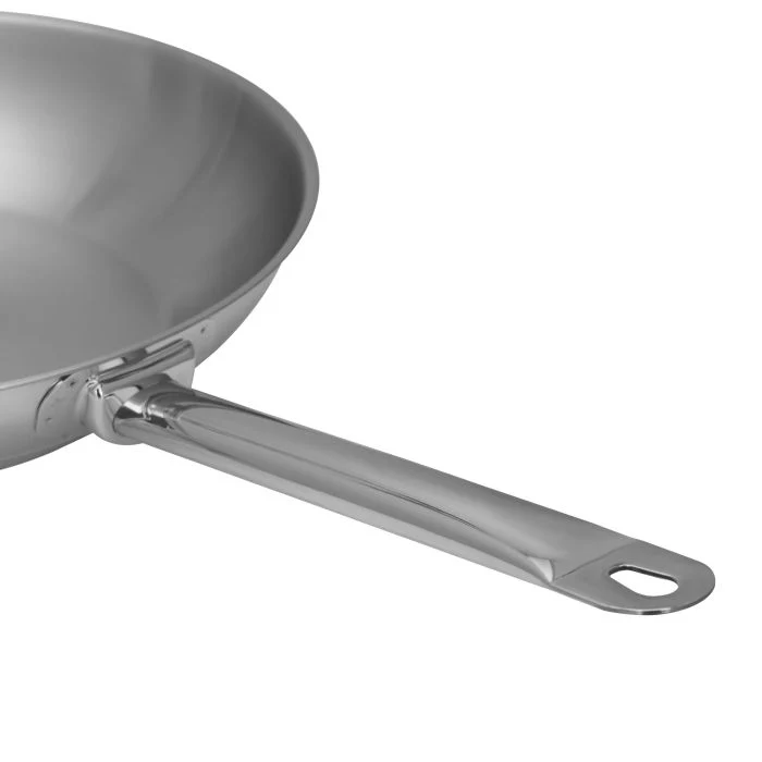 Royalford RF10130 24cm Stainless Steel Frypan | 3 Layer Extra Thick Base | Induction Compatible Cookware | Strong Handle | Durable Construction for Everyday Cooking - Image 4