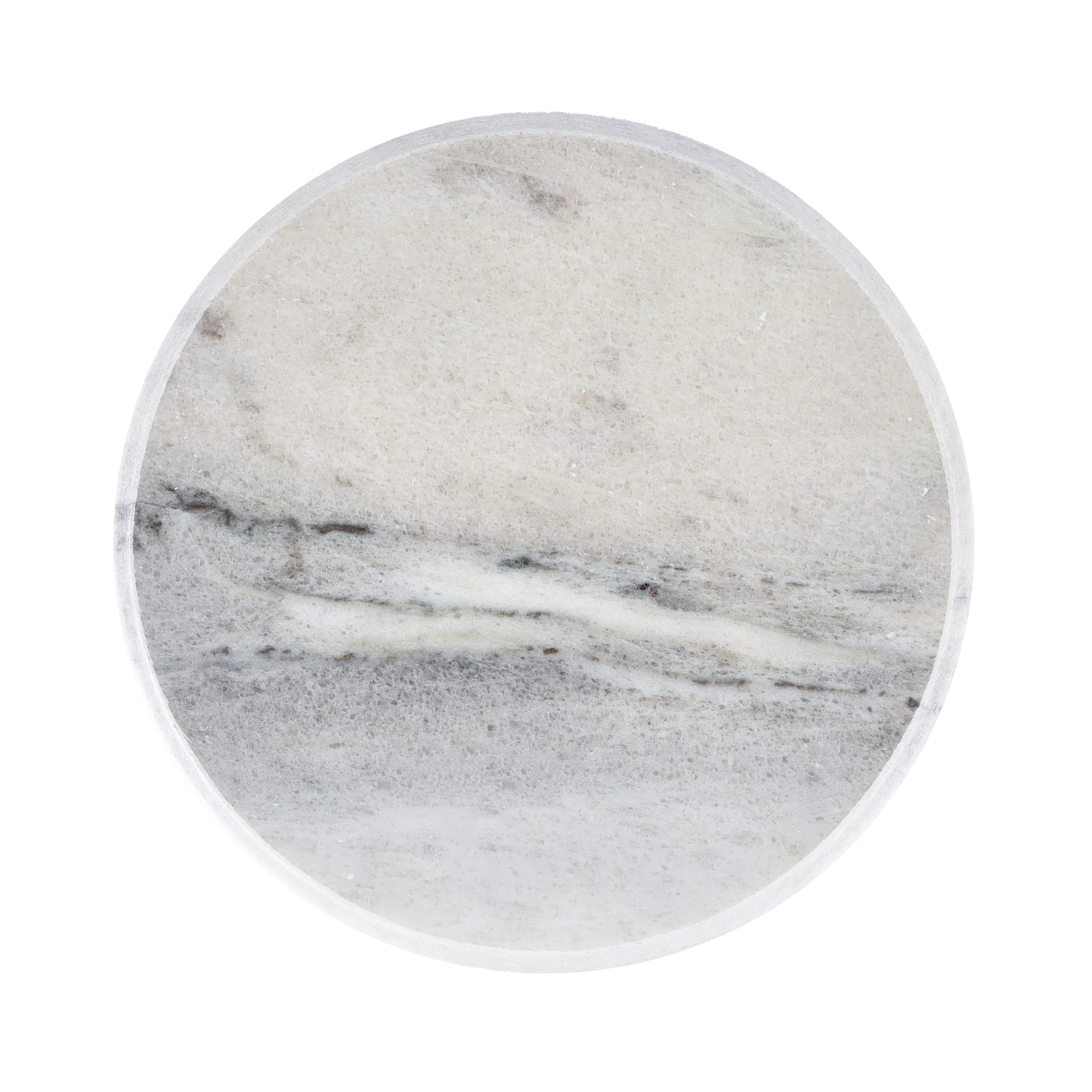Royalford RF10140 Marble Chapati Table | 100% Natural White Marble Rolling Board for Roti, Chapati & Paratha | Heavy Duty Round Chapati Table | Heavy & Stable Base - Image 2