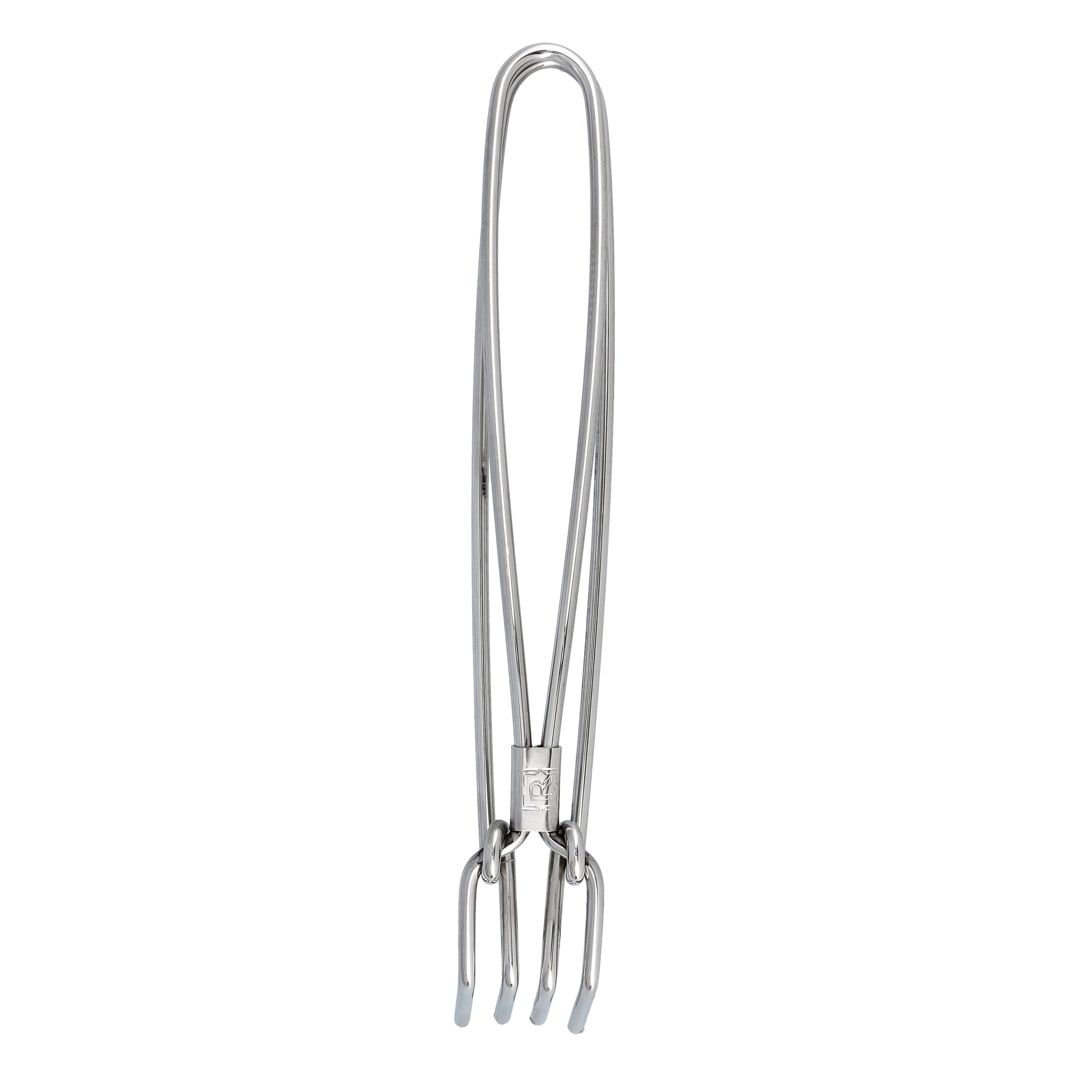 Royalford RF10144 Doctor Pakkad stainless steel kitchen tongs| strong grip and heat-resistant | Durable, ideal for safely handling hot cookware, for daily uses|