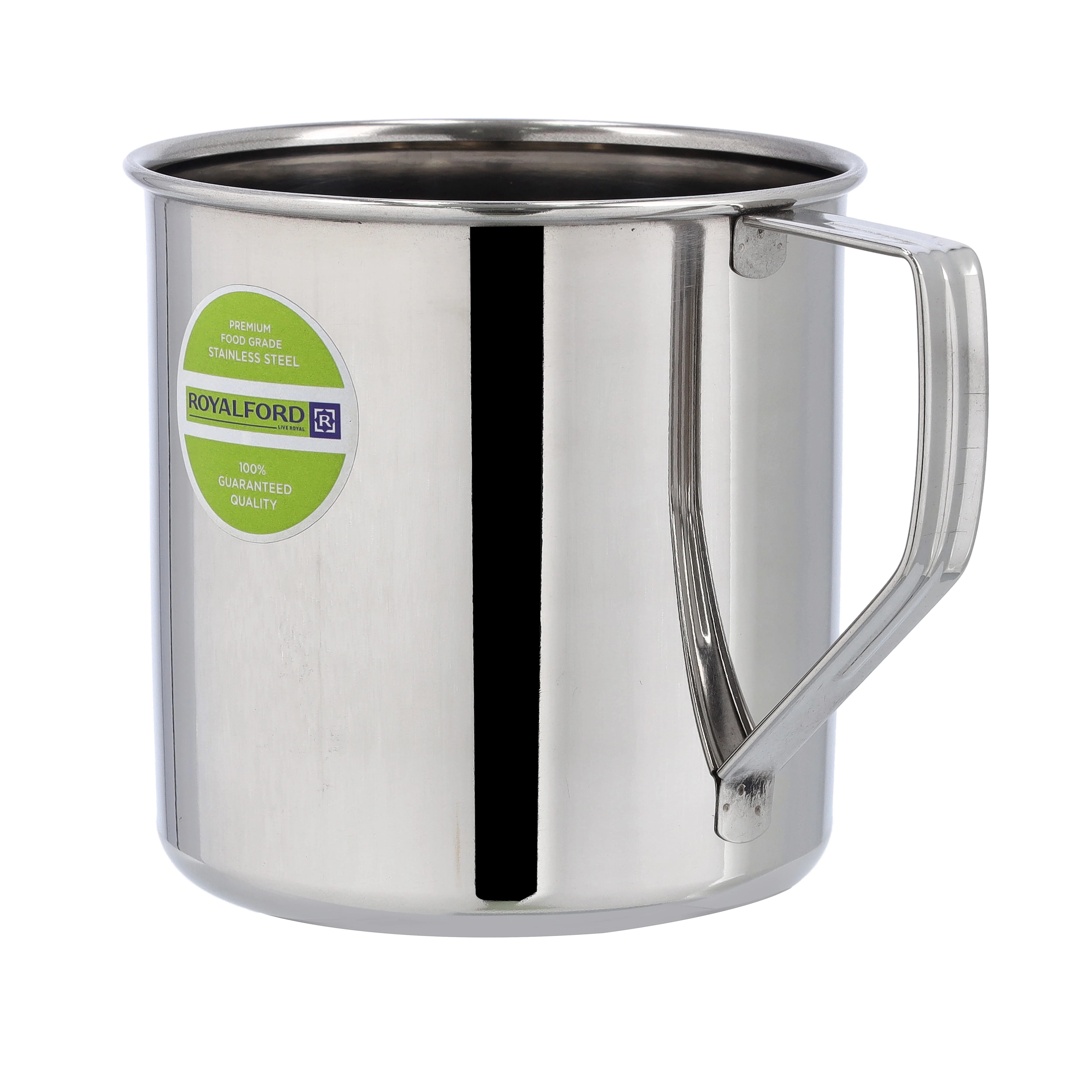 Royalford RF10147 Stainless Steel Rainbow Mug | 11CM Heavy Duty Drinking Mug | Strong Handle| Food Grade Rust Resistant Steel Cup for Tea, Coffee, Milk & Water - Image 2