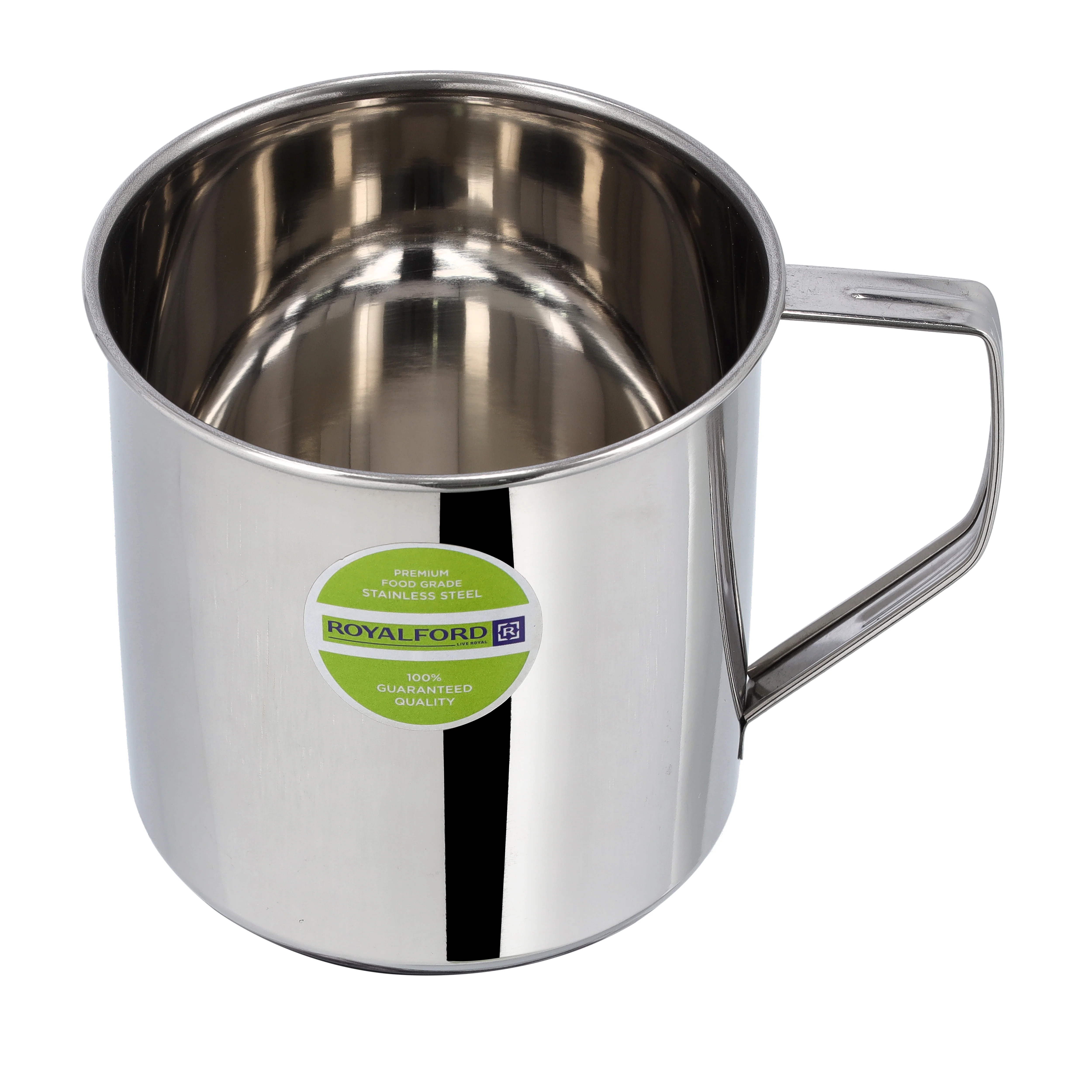 Royalford RF10147 Stainless Steel Rainbow Mug | 11CM Heavy Duty Drinking Mug | Strong Handle| Food Grade Rust Resistant Steel Cup for Tea, Coffee, Milk & Water - Image 3