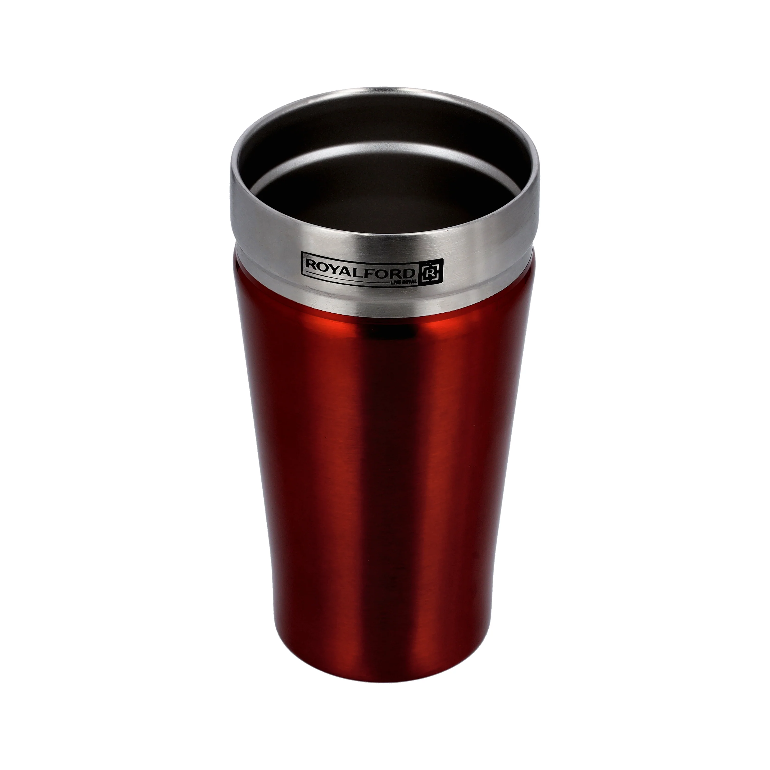 Royalford RF10180 Vacuum Tumbler 520ml | Double Wall SS 304 Insulated Thermal Cup with Leak-Proof Lid| Hot & Cold Drink Travel Mug for Office, Gym, Travel & Outdoor Use - Image 4