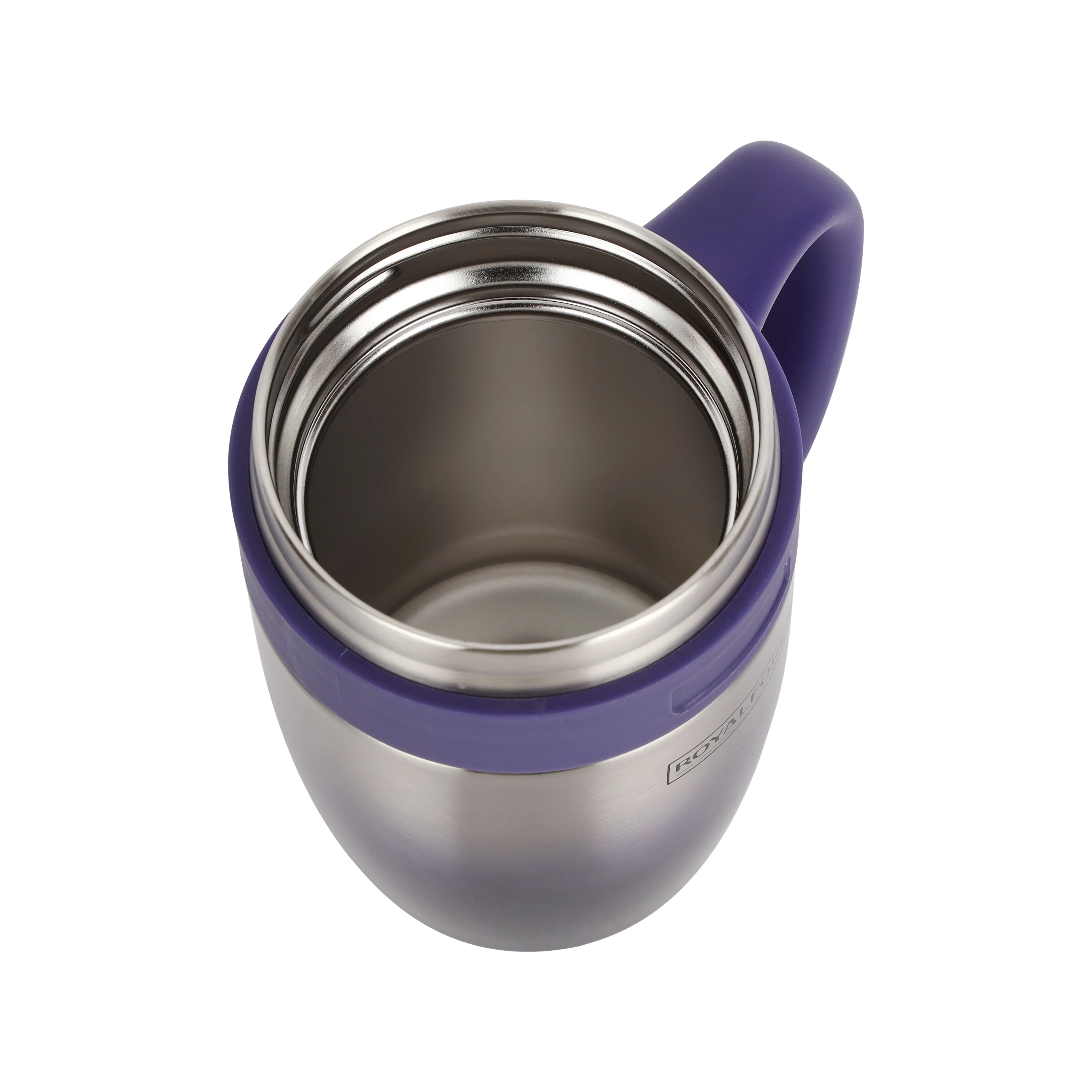Royalford RF10181 Vacuum Mug 450ml | Premium Double Wall Stainless Steel Insulation | Long-Lasting Hot & Cold Temperature Retention | Secure Lock Lid |  Travel-Friendly - Image 4
