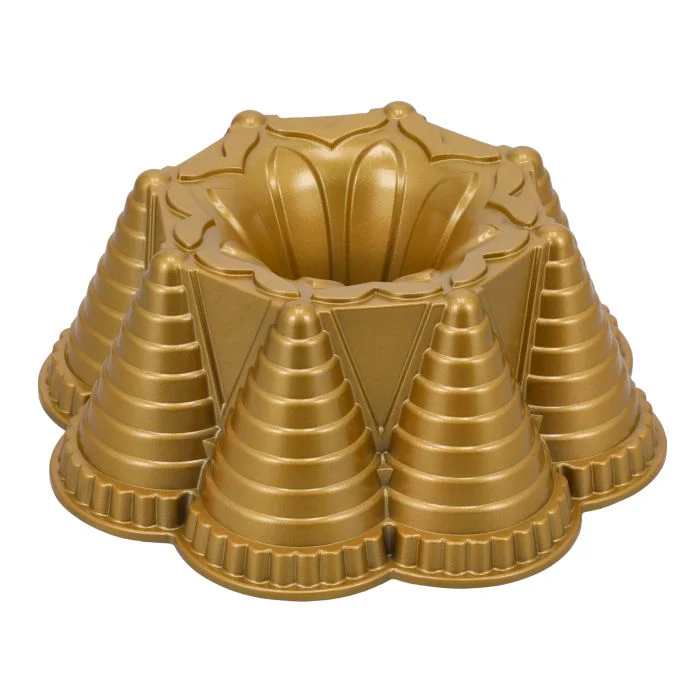 Royalford RF10194 Tower Cake Mould | 21cm Premium Aluminium Baking Pan | Highly Durable with Non-Stick Coating | Oven Safe Up to 230°C for Professional Style Cakes - Image 3