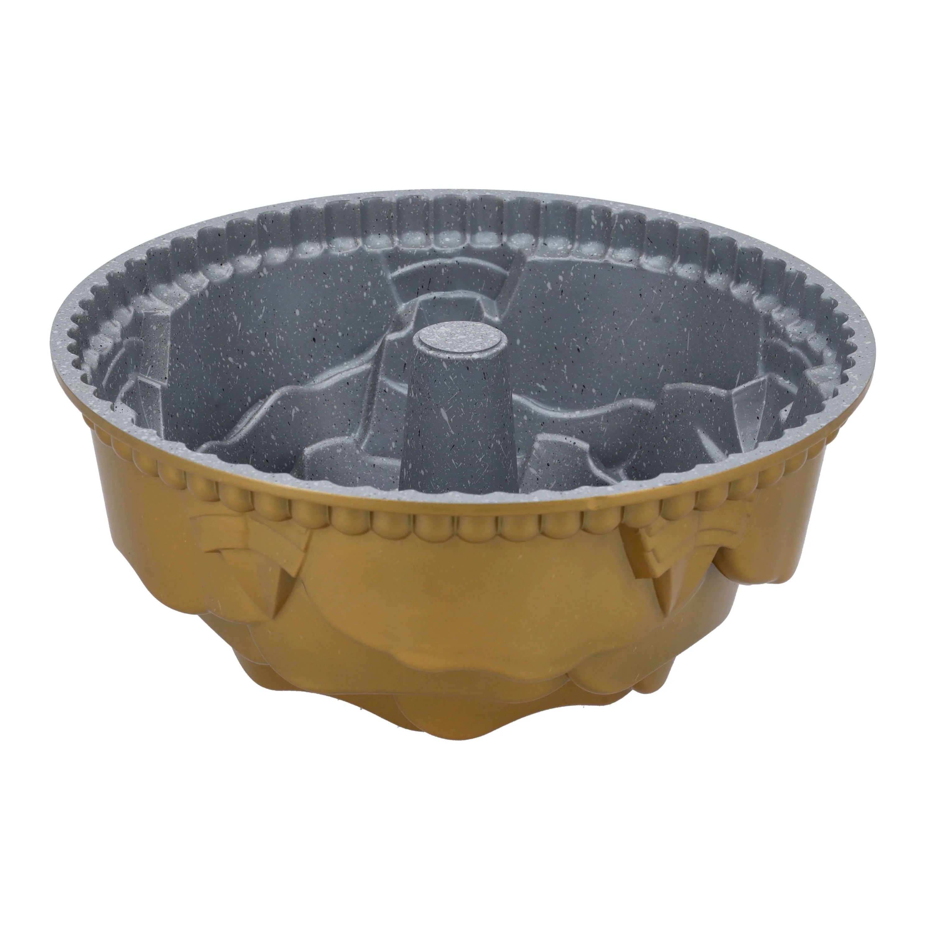 Royalford RF10197 Rose Cake Mould | 24cm Premium Aluminium Cake Pan | 230°C Oven Safe| Highly Durable Non-Stick Bakeware for Beautifully Detailed Rose Pattern Cakes - Image 3