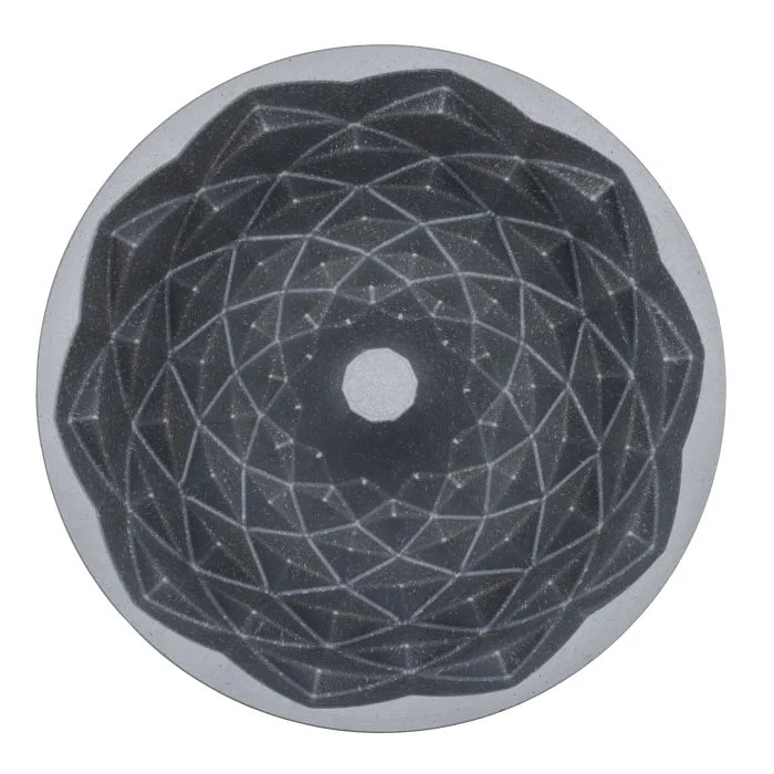 Royalford RF10199 Kaleidoscope Cake Mould | 24cm Premium Aluminium Cake Pan | 230°C Oven Safe| Non-Stick Bakeware | Durable 3mm Thickness for Perfectly Patterned Cakes - Image 5