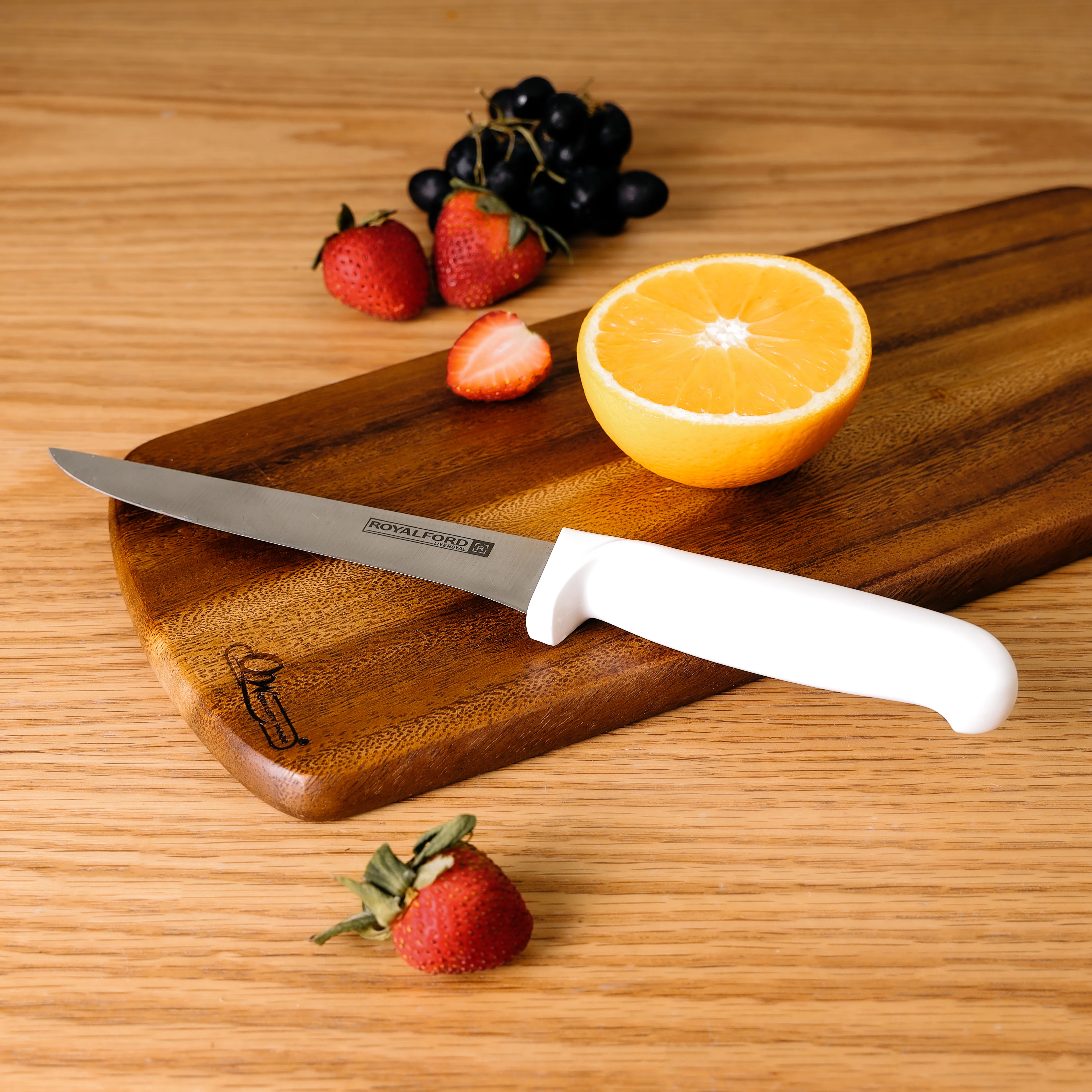 Royalford RF10232 6” boning knife| stainless steel blade, PP handle, sharp, durable & food-grade design| for trimming meat, poultry, and precise kitchen cutting tasks| - Image 2