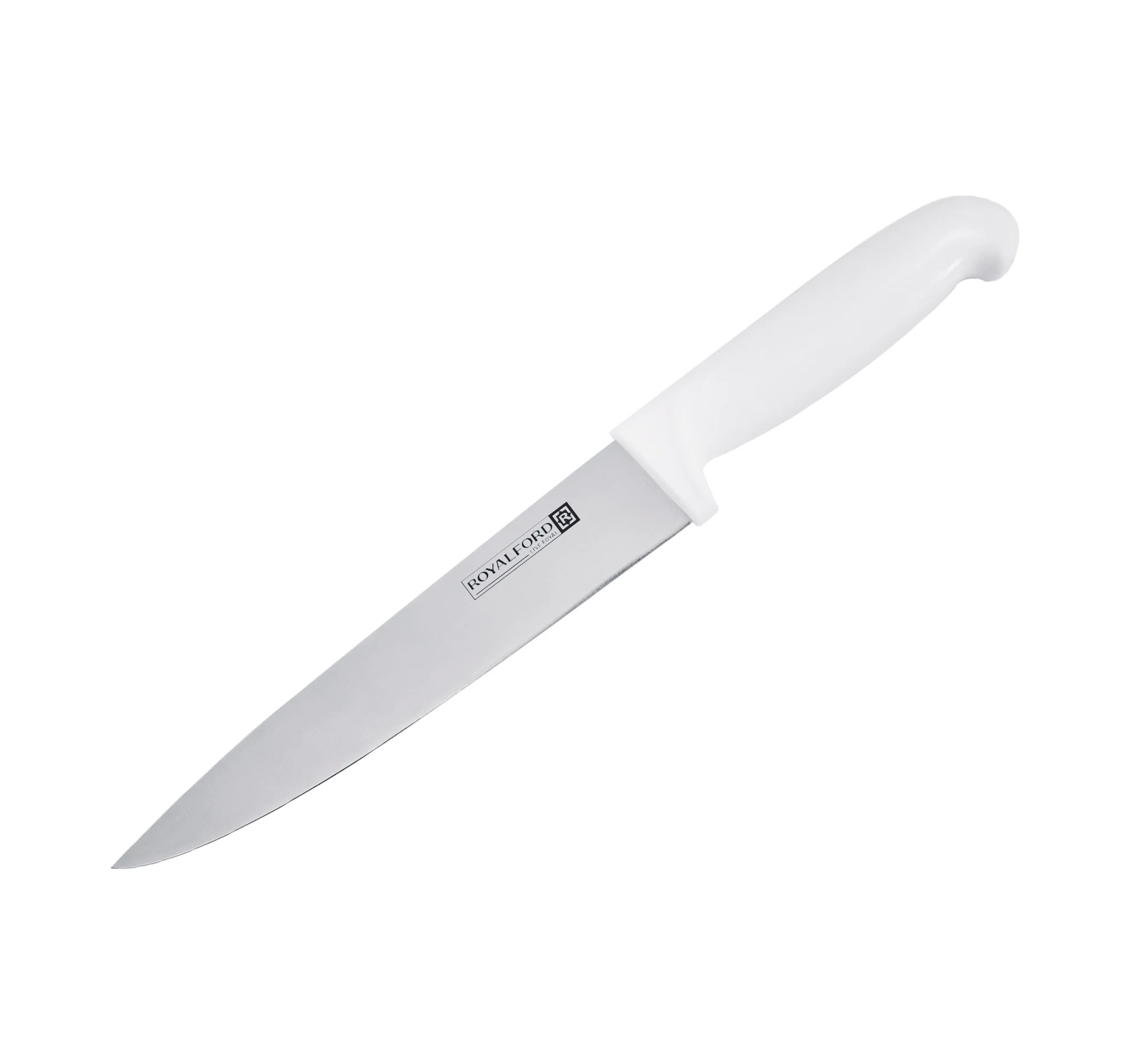 Royalford RF10233 7” Slicer Knife| features a premium stainless steel blade and ergonomic PP handle| perfect for precise slicing of fruits, vegetables, and meats safely| - Image 5