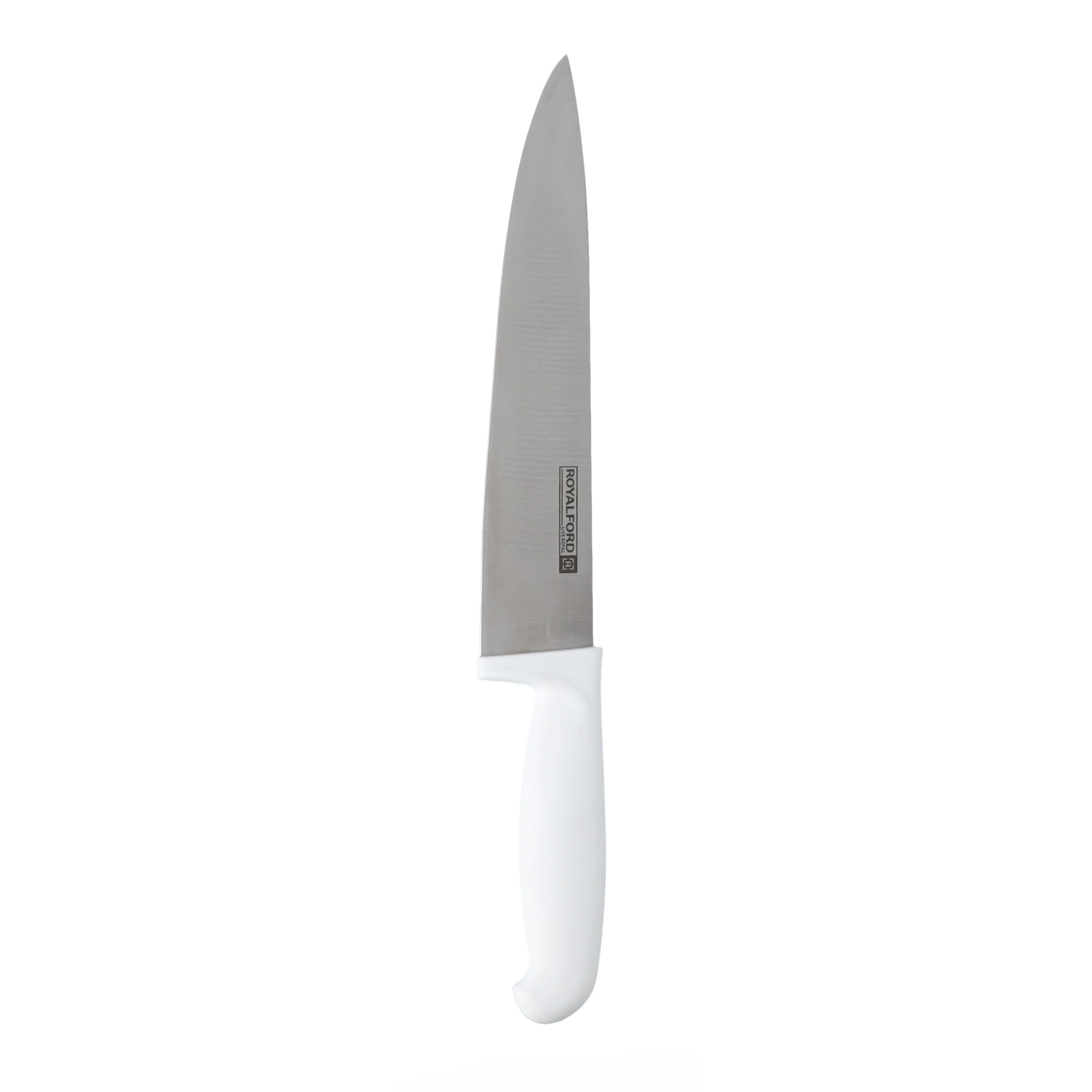 Royalford RF10235 9" Chef Knife | Stainless Steel Kitchen Knife with PP Handle | Professional Sharp Cooking Knife for Meat, Vegetables & Fruits| Durable Food Grade Blade