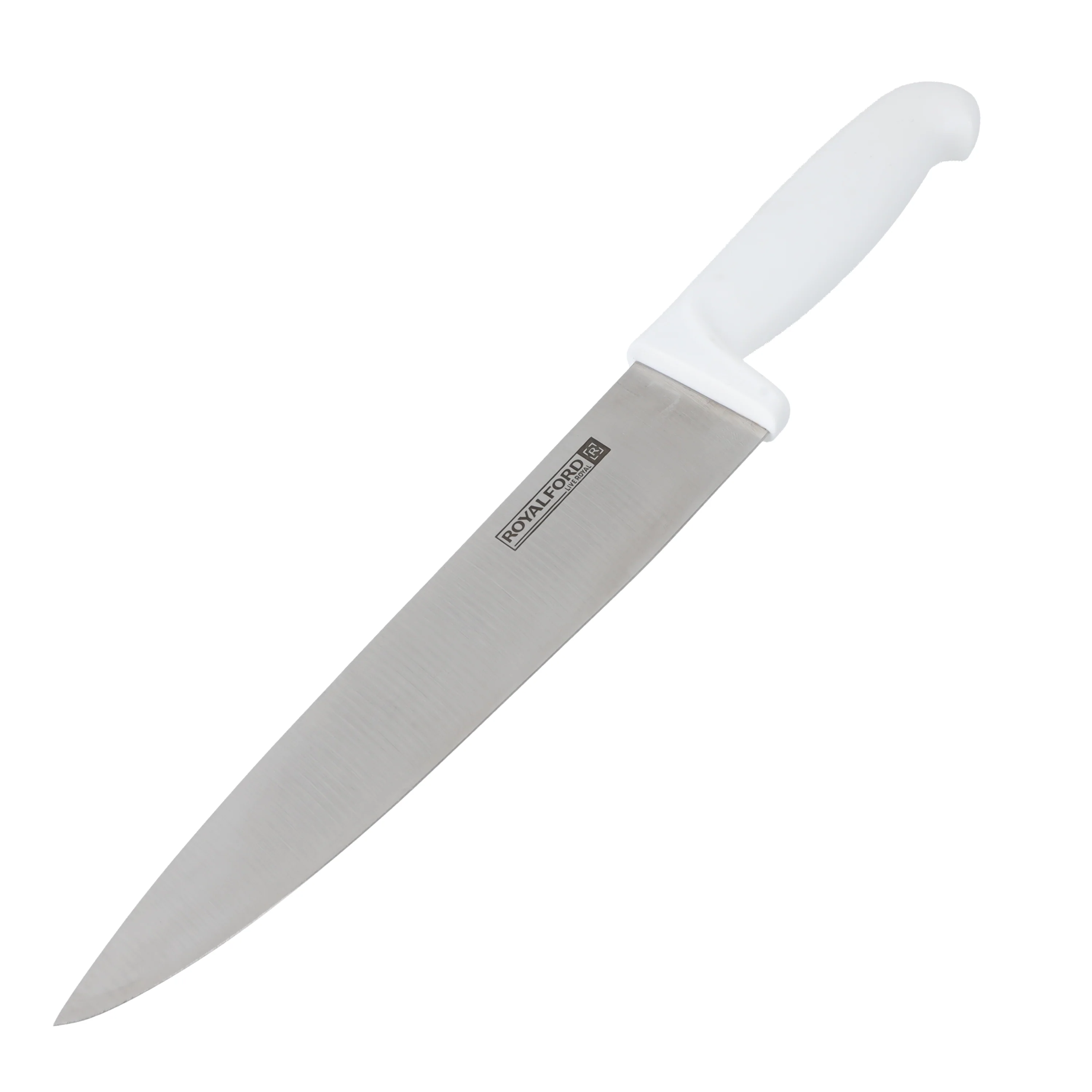 Royalford RF10235 9" Chef Knife | Stainless Steel Kitchen Knife with PP Handle | Professional Sharp Cooking Knife for Meat, Vegetables & Fruits| Durable Food Grade Blade - Image 3
