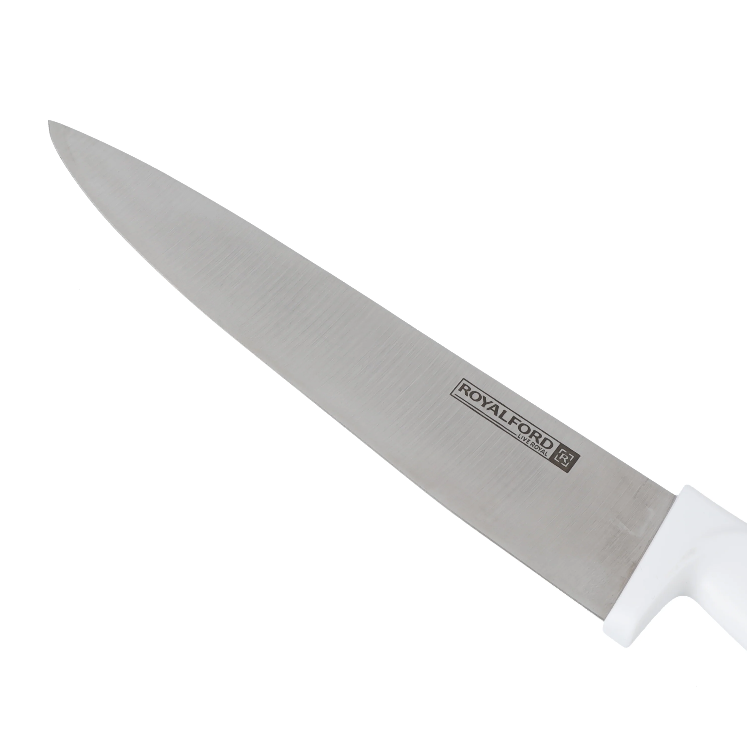 Royalford RF10235 9" Chef Knife | Stainless Steel Kitchen Knife with PP Handle | Professional Sharp Cooking Knife for Meat, Vegetables & Fruits| Durable Food Grade Blade - Image 5