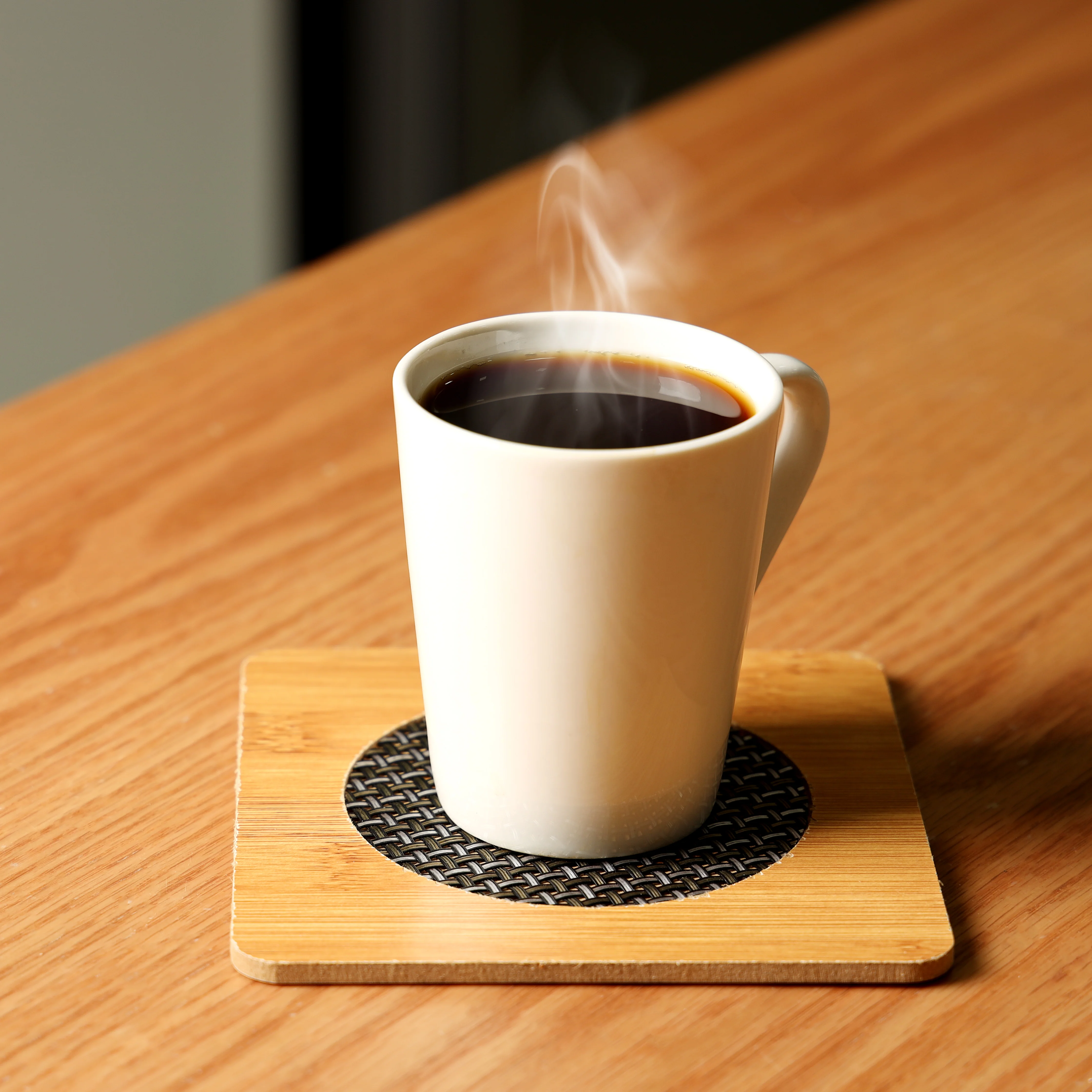 Royalford RF10245 Bamboo Square Heat Pad | 14.5cm | Eco-Friendly | Non-Slip Heat Resistant Durable Kitchen Trivet Mat | Perfect For Hot Pots & Dishes | Antibacterial - Image 2