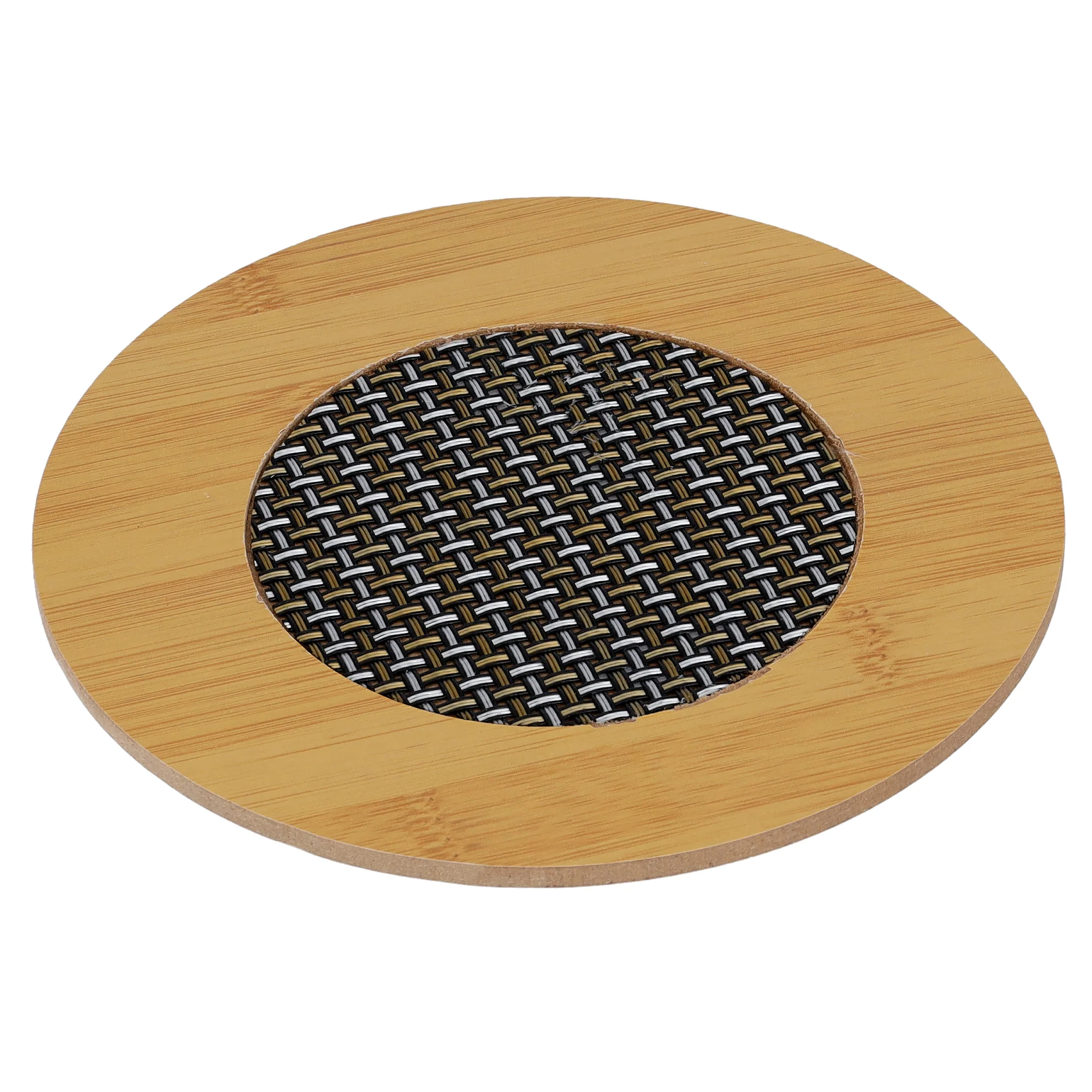 Royalford RF10246 Bamboo Round Heat Pad | 14.5cm | Heat Resistant | Eco-Friendly Non-Slip Trivet Mat | Durable Kitchen Pad | Perfect for Hot Pots, Pans & Cookware - Image 3
