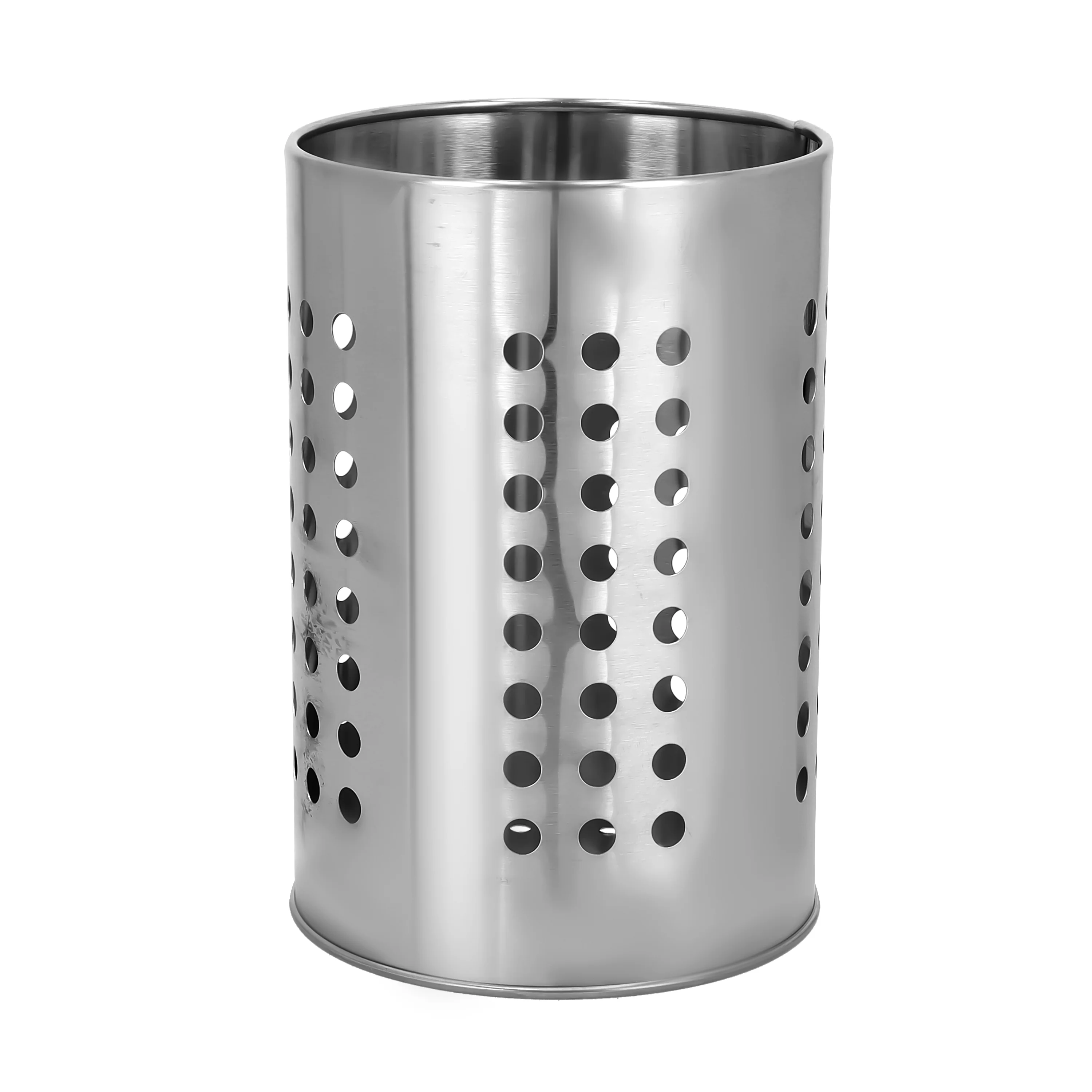 Royalford RF10247 Stainless Steel Cutlery Holder | 18cm Kitchen Utensil Organizer | Ventilated Perforated Design| Rust Resistant Steel Stand for Spoons, Forks & Knives - Image 2