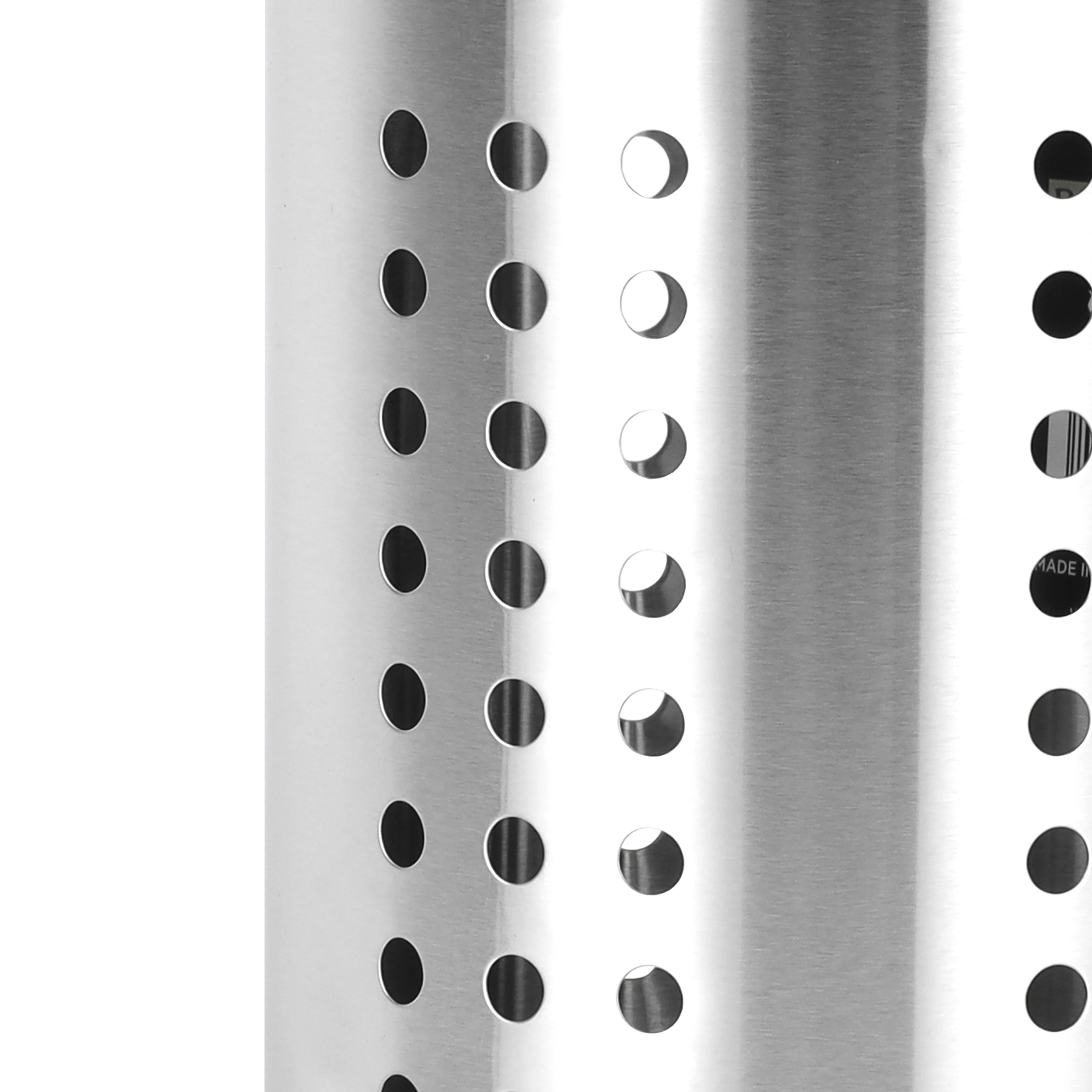 Royalford RF10247 Stainless Steel Cutlery Holder | 18cm Kitchen Utensil Organizer | Ventilated Perforated Design| Rust Resistant Steel Stand for Spoons, Forks & Knives - Image 4