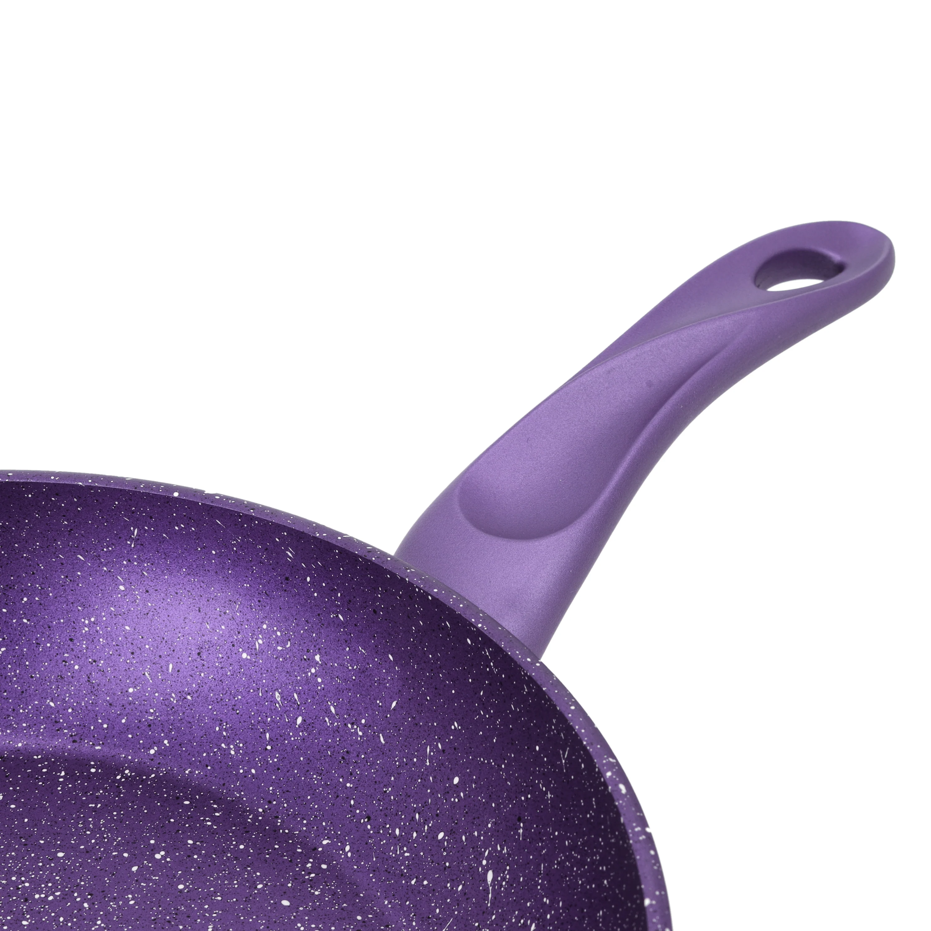 Royalford RF10263 28cm Aluminium Frypan | Durable Granite Coating | 5 Layer Non-Stick Construction | 4.5mm Thick Body | Bakelite Handle | PTFE & PFOA Free| Easy to Clean - Image 5