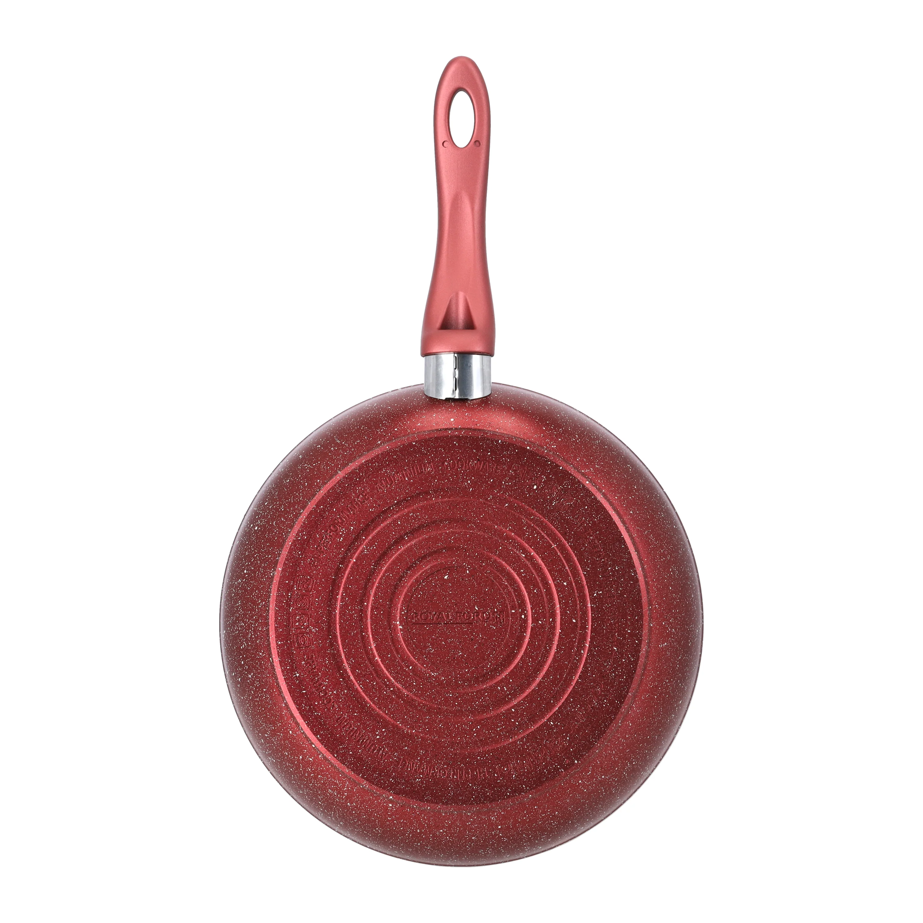 Royalford RF10264 Aluminium Frypan 30cm | 5 Layer Durable Granite Coated Non Stick Frying Pan | Forged Aluminium Body | Strong Bakelite Handle | PTFE &  PFOA Free - Image 3