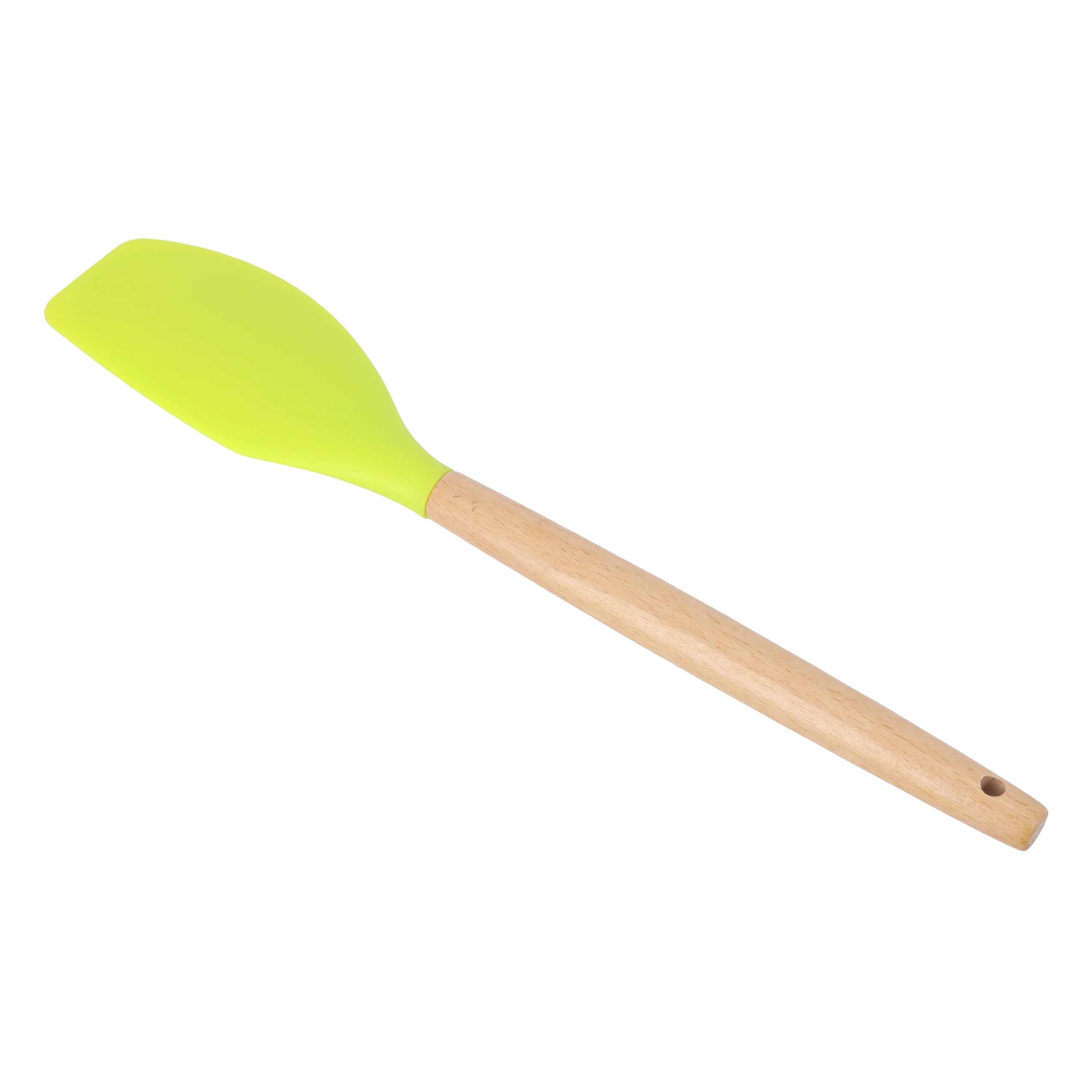 Royalford RF10273 Silicone Spatula|  Wooden Handle, made from food-grade silicone & heat-resistant| non-stick friendly, durable, flexible & ideal for cooking and baking| - Image 4