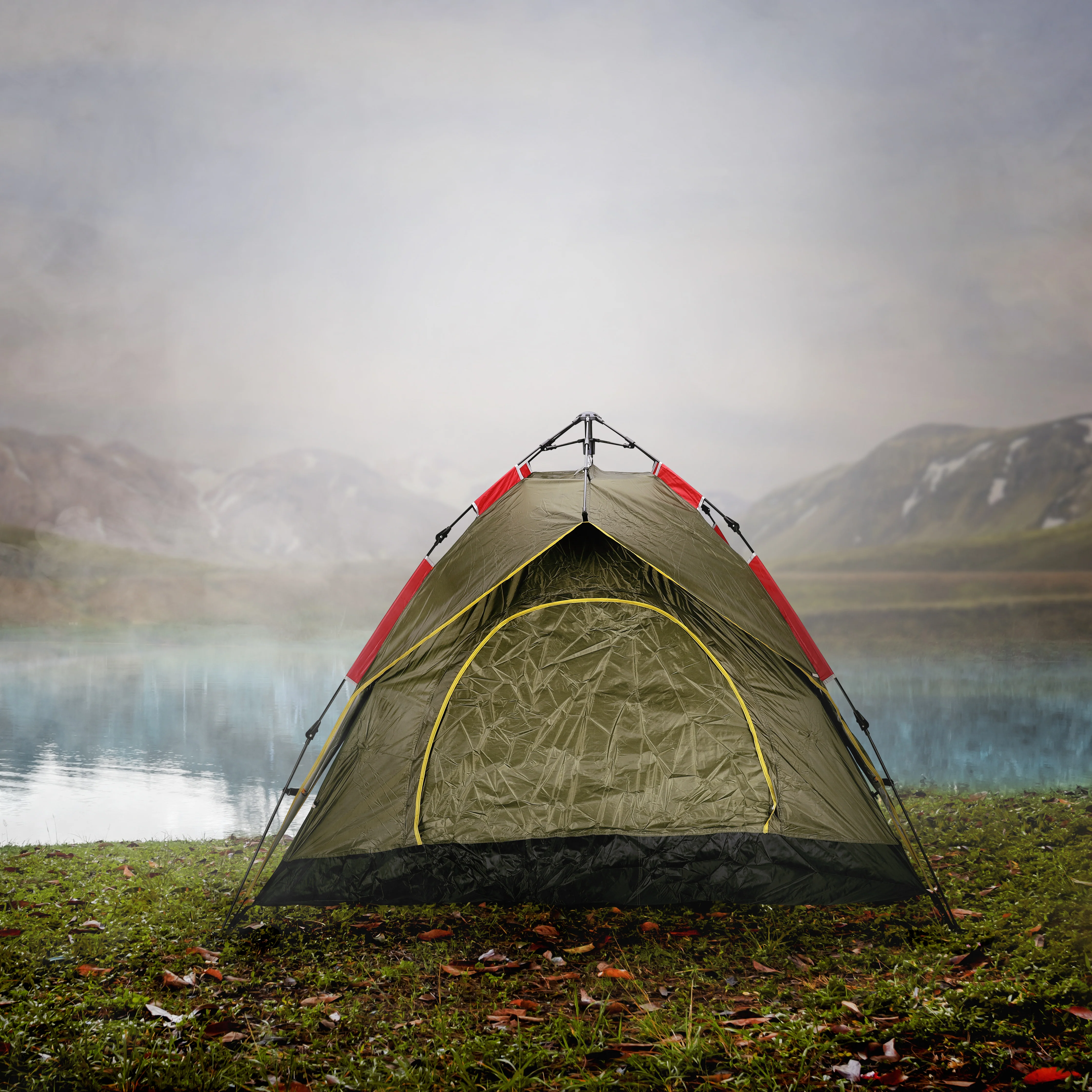 Royalford RF10298 Season Tent | 8 Person Waterproof Camping Tent | Durable Fabric| Spacious Interior| Strong Frame| Portable Design & Outdoor Shelter for Family Trips - Image 2