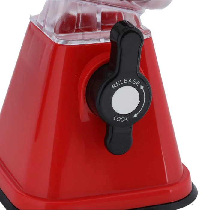 Royalford  RF10312 Rotary Grater | 3-in-1 Stainless Steel Blades – Fine, Coarse & Slicing | Powerful Suction Base | Detachable Container |  Easy & Safe Food Prep - Image 5