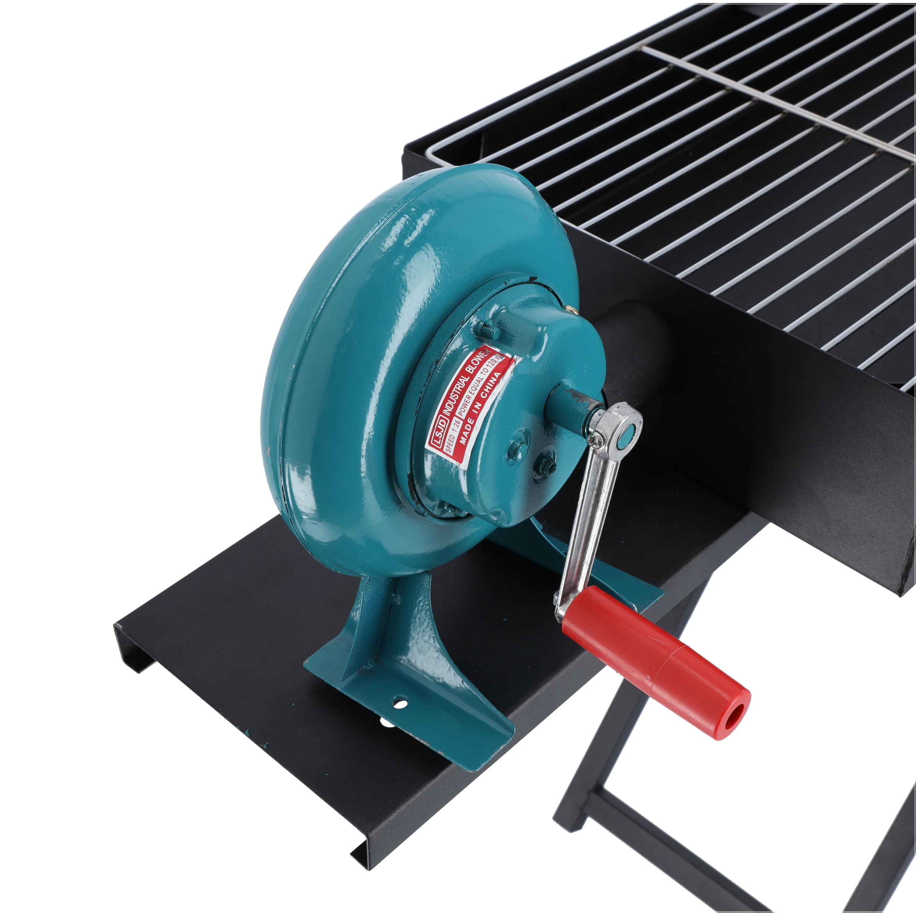 Royalford RF10354 Barbecue Grill Stand with Blower | Durable Iron Charcoal BBQ Stand 30 x 80 cm | Foldable Outdoor Barbecue Grill for Backyard Camping Picnics Use - Image 4
