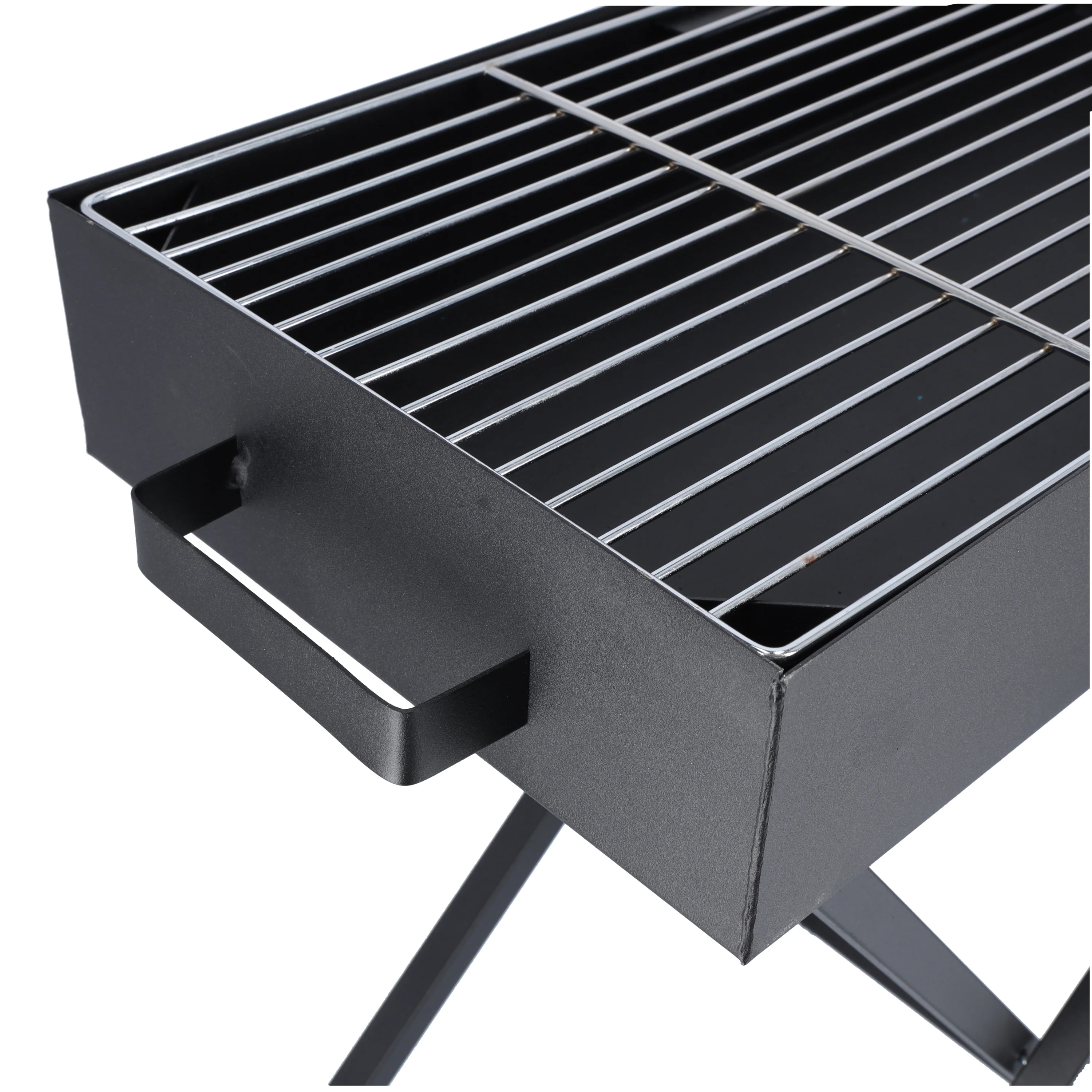 Royalford RF10354 Barbecue Grill Stand with Blower | Durable Iron Charcoal BBQ Stand 30 x 80 cm | Foldable Outdoor Barbecue Grill for Backyard Camping Picnics Use - Image 5
