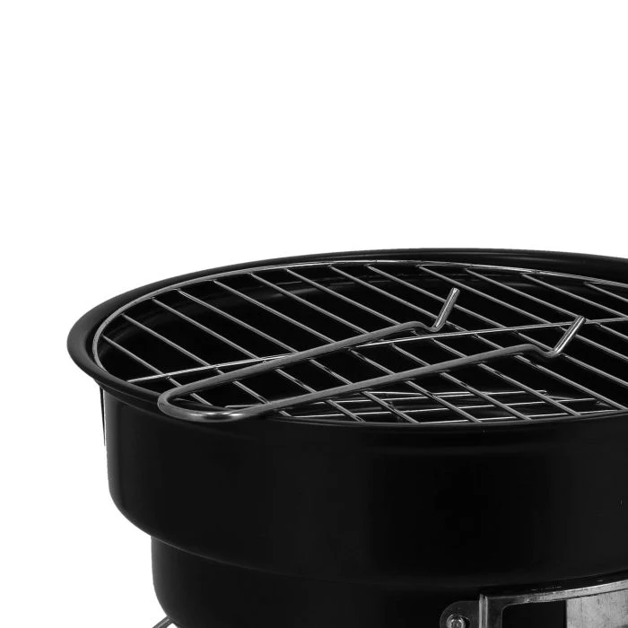 Royalford RF10356 Portable Round Charcoal Grill | Durable Iron Body | Compact Outdoor BBQ | Foldable Lightweight Cooker for Picnic, Camping, Beach & Balcony Grilling - Image 5