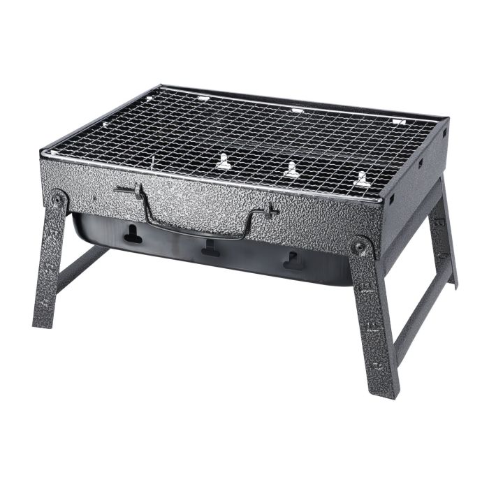 Royalford RF10357 Compact Portable Charcoal Grill | Durable Iron Body|  Easy-Fold BBQ | Lightweight Travel-Friendly Grill for Camping, Picnic, Beach & Outdoor Cooking - Image 4