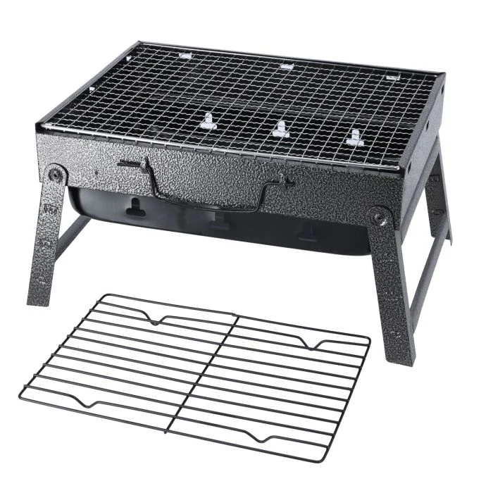 Royalford RF10357 Compact Portable Charcoal Grill | Durable Iron Body|  Easy-Fold BBQ | Lightweight Travel-Friendly Grill for Camping, Picnic, Beach & Outdoor Cooking - Image 5