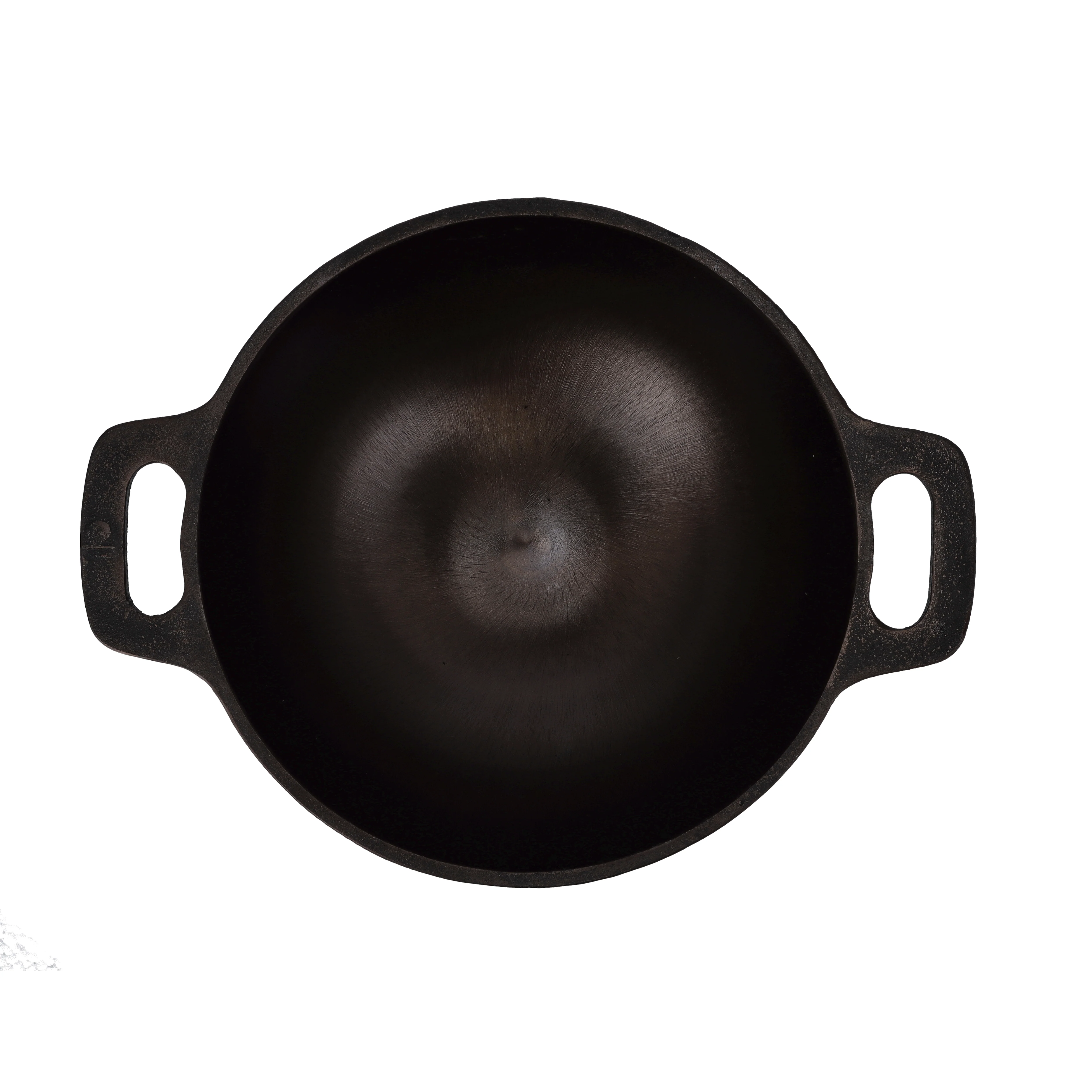 Royalford RF10399 10 Inch Cast Iron Double Handle Kadai | Heavy Duty Construction| Superior Heat Retention | Oven Safe Design | Ideal for Gas, Ceramic & Halogen Cooking - Image 3