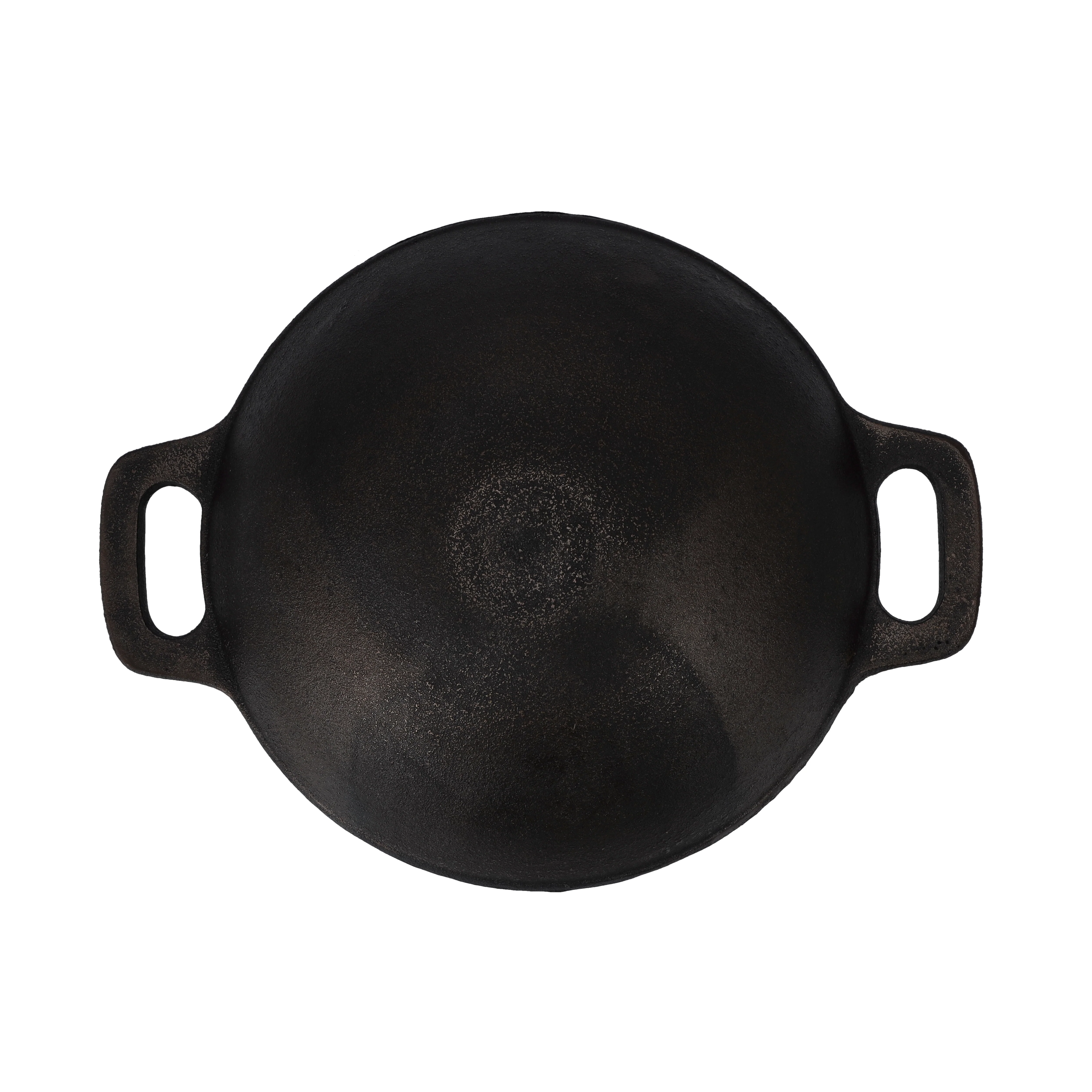 Royalford RF10399 10 Inch Cast Iron Double Handle Kadai | Heavy Duty Construction| Superior Heat Retention | Oven Safe Design | Ideal for Gas, Ceramic & Halogen Cooking - Image 4