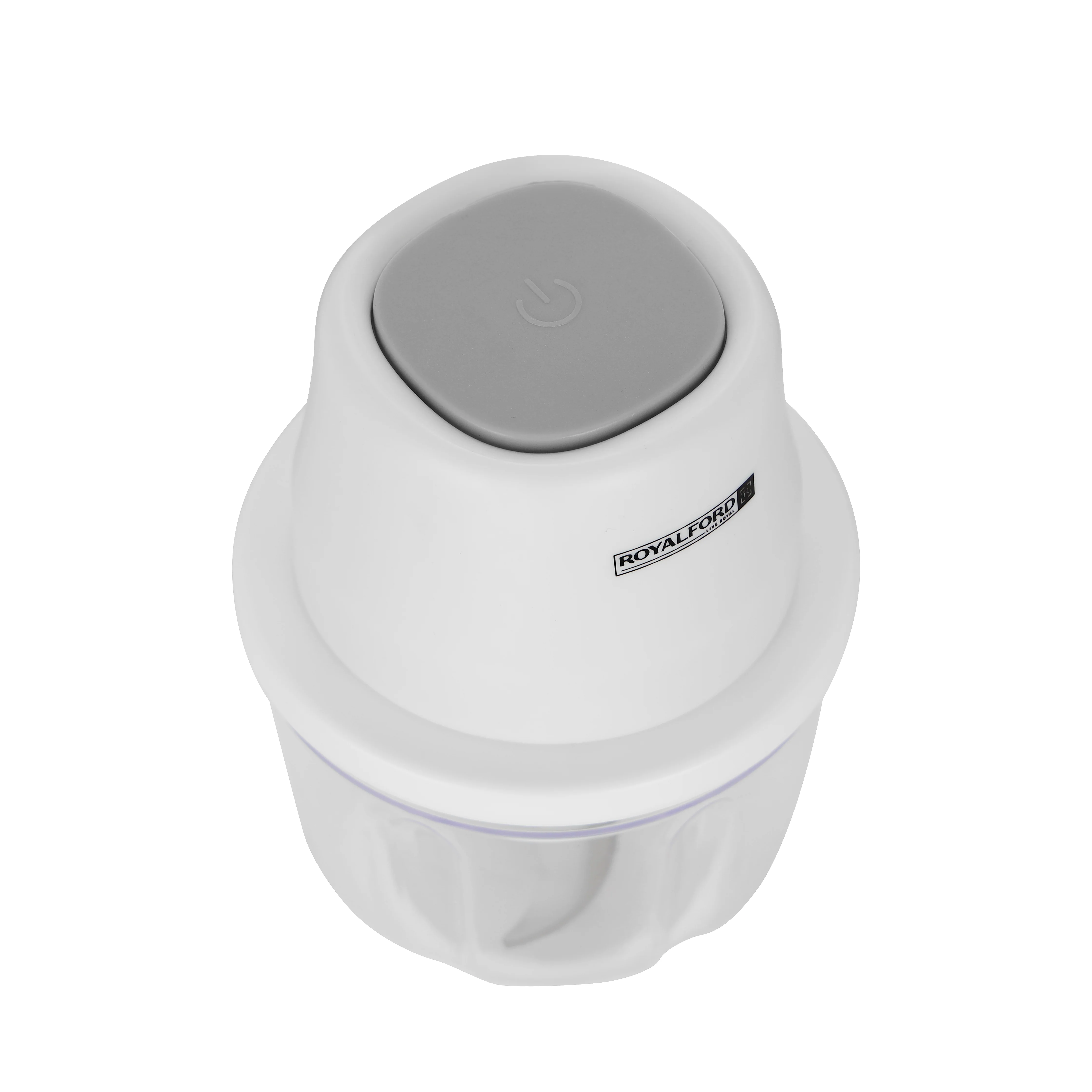 Royalford RF10411 Portable Mini Food Processor | Rechargeable USB Chopper | 250ml Capacity | One-Touch Operation| Extra-Sharp Swirl Blade for Fast Chopping & Grinding - Image 4