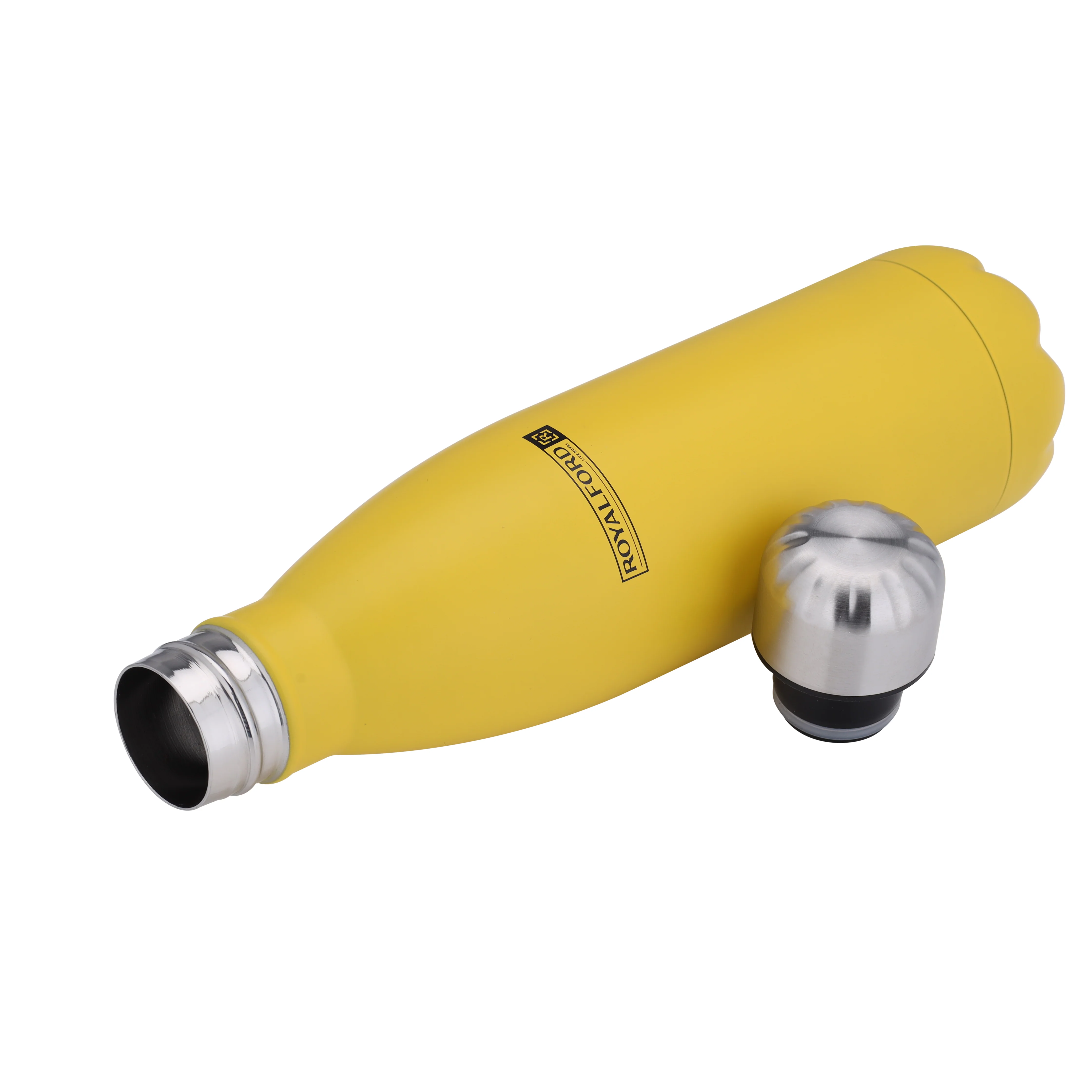 Royalford RF10443 500ml Vacuum Bottle | SS304 Double Wall Stainless Steel Insulated Flask| Matte Finish | Leak Resistant | Keeps Hot & Cold for Hours | Travel Friendly - Image 4